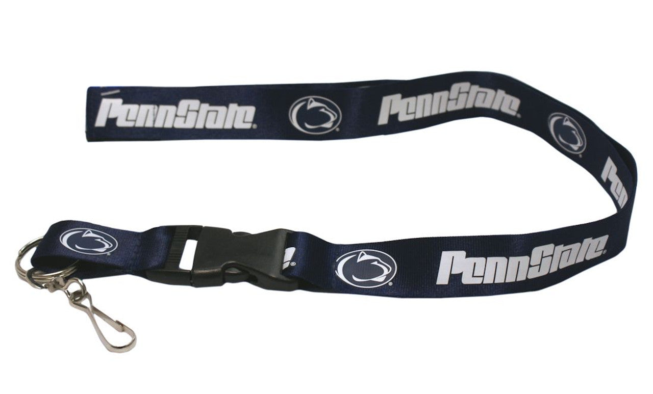 Penn State Nittany Lions Lanyard - Breakaway with Key Ring - Sports Collectibles, Sports Memorabilia, Sports Fan Shop, Sports Gifts