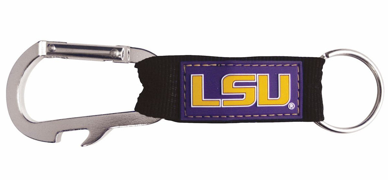LSU Tigers Carabiner Keychain - Sports Collectibles, Sports Memorabilia, Sports Fan Shop, Sports Gifts
