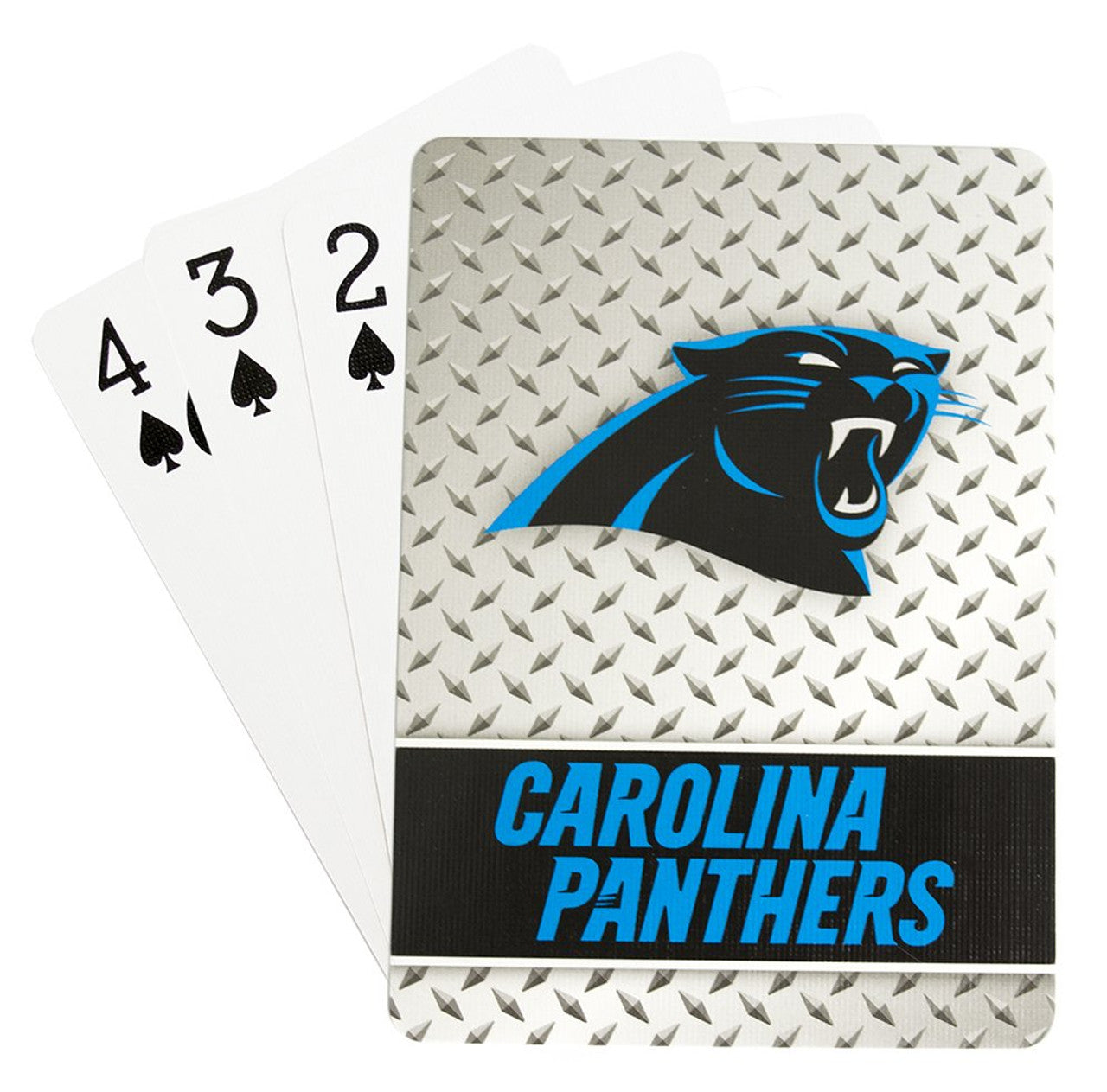 Carolina Panthers Playing Cards Diamond Plate - Special Order - Sports Collectibles, Sports Memorabilia, Sports Fan Shop, Sports Gifts