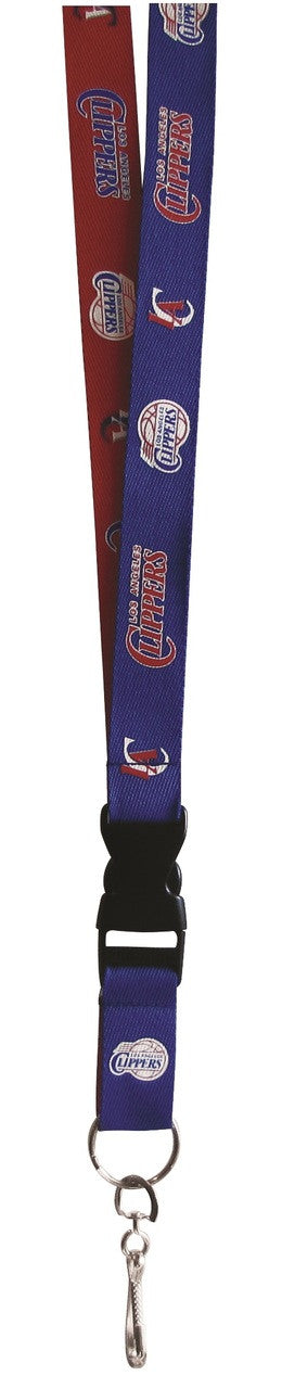 Los Angeles Clippers Lanyard - Two-Tone - Sports Collectibles, Sports Memorabilia, Sports Fan Shop, Sports Gifts