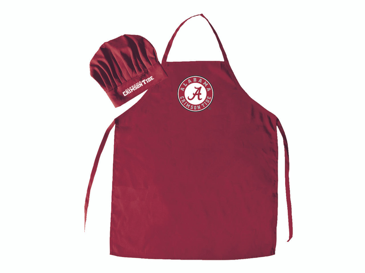 Alabama Crimson Tide Apron and Chef Hat Set - Sports Collectibles, Sports Memorabilia, Sports Fan Shop, Sports Gifts