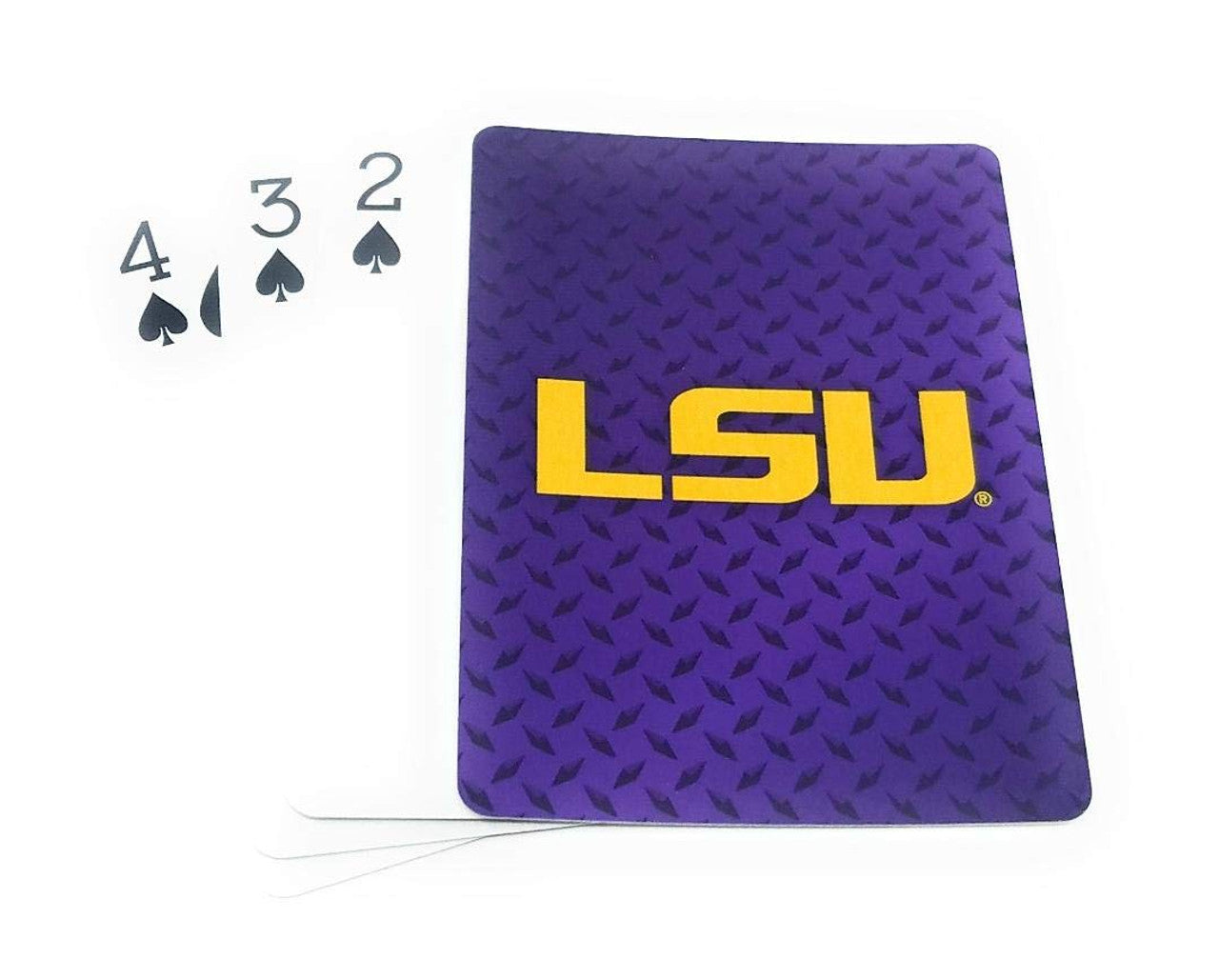 LSU Tigers Playing Cards Diamond Plate - Sports Collectibles, Sports Memorabilia, Sports Fan Shop, Sports Gifts