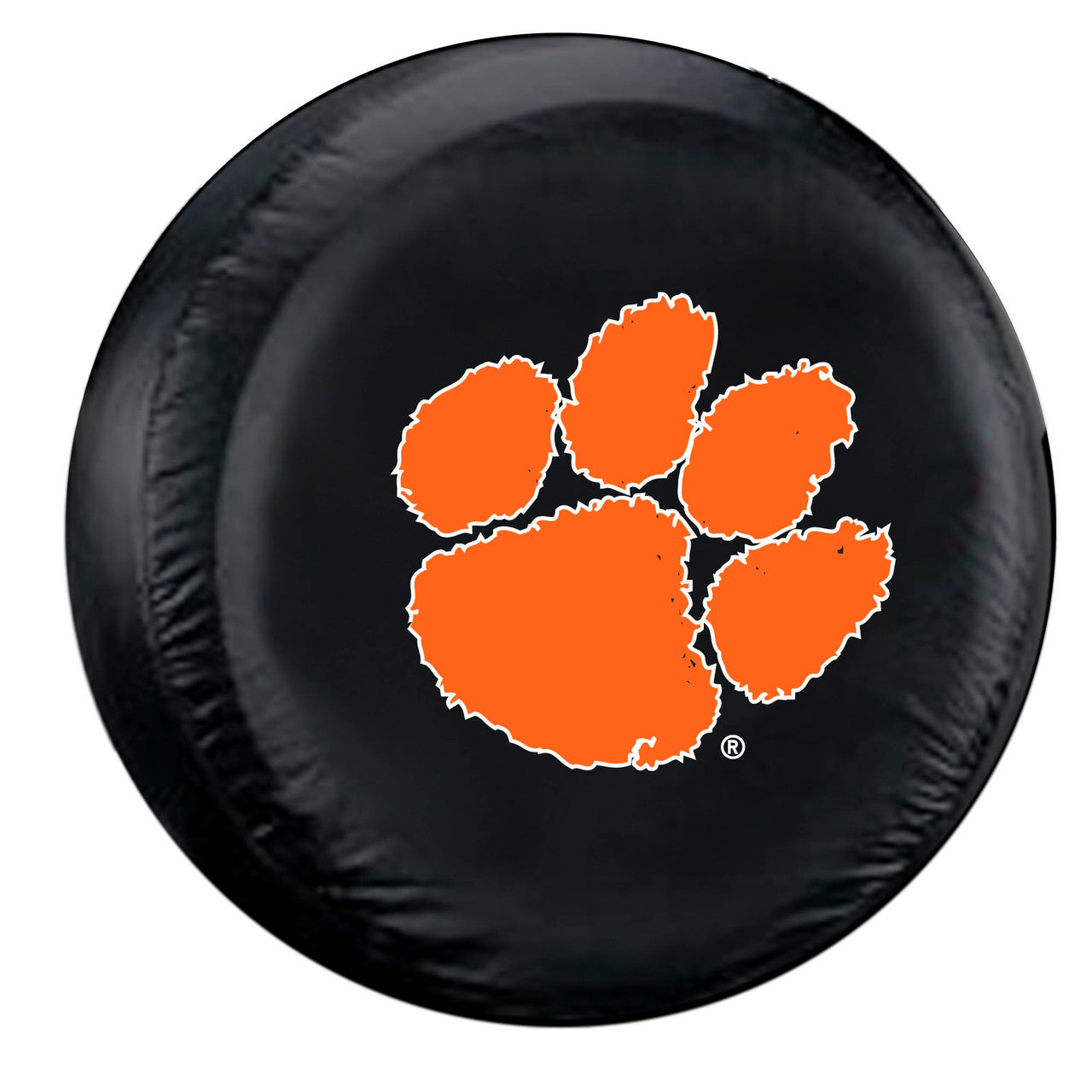 Clemson Tigers Tire Cover Large Size Black CO - Sports Collectibles, Sports Memorabilia, Sports Fan Shop, Sports Gifts