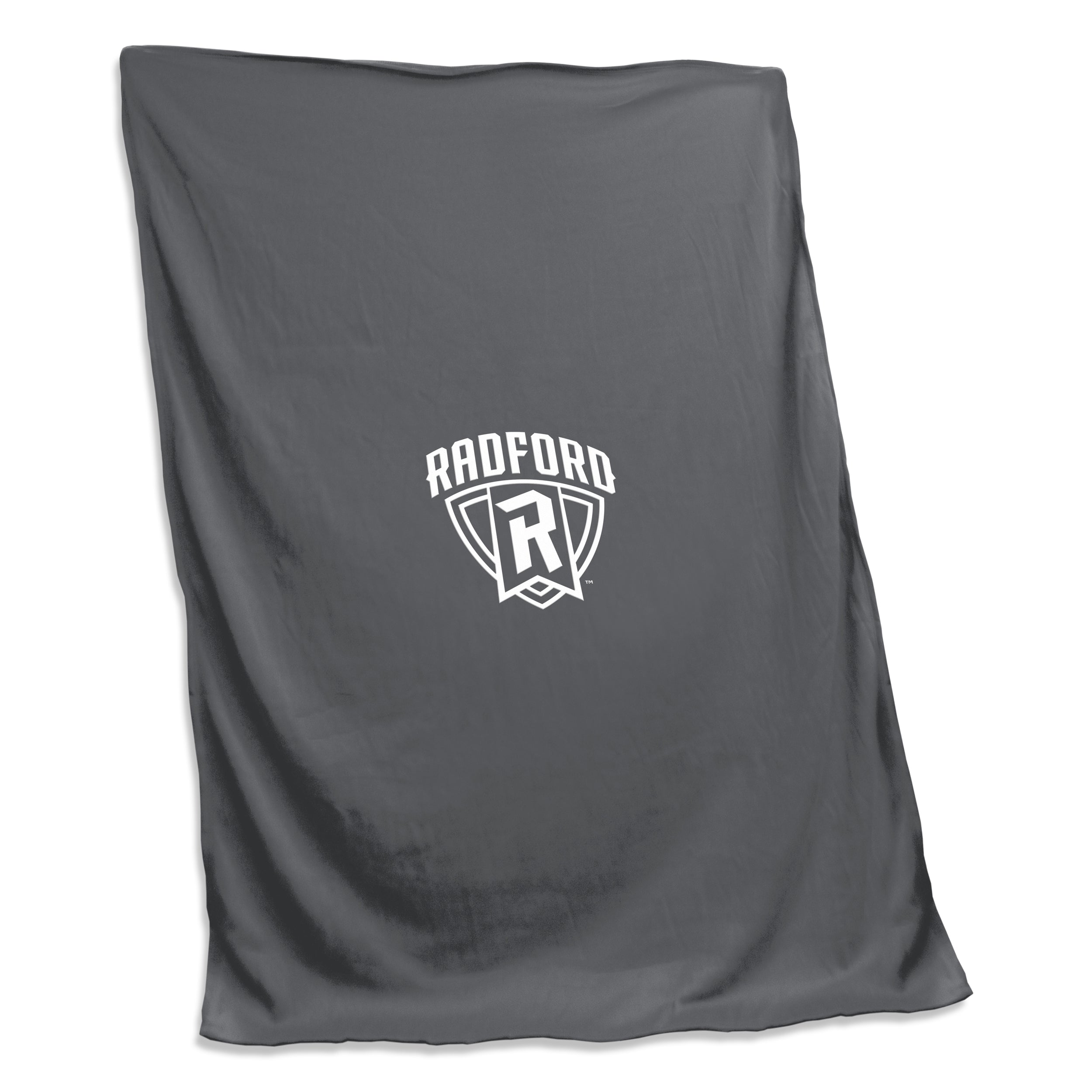 Radford U Charcoal Screened Sweatshirt Blanket