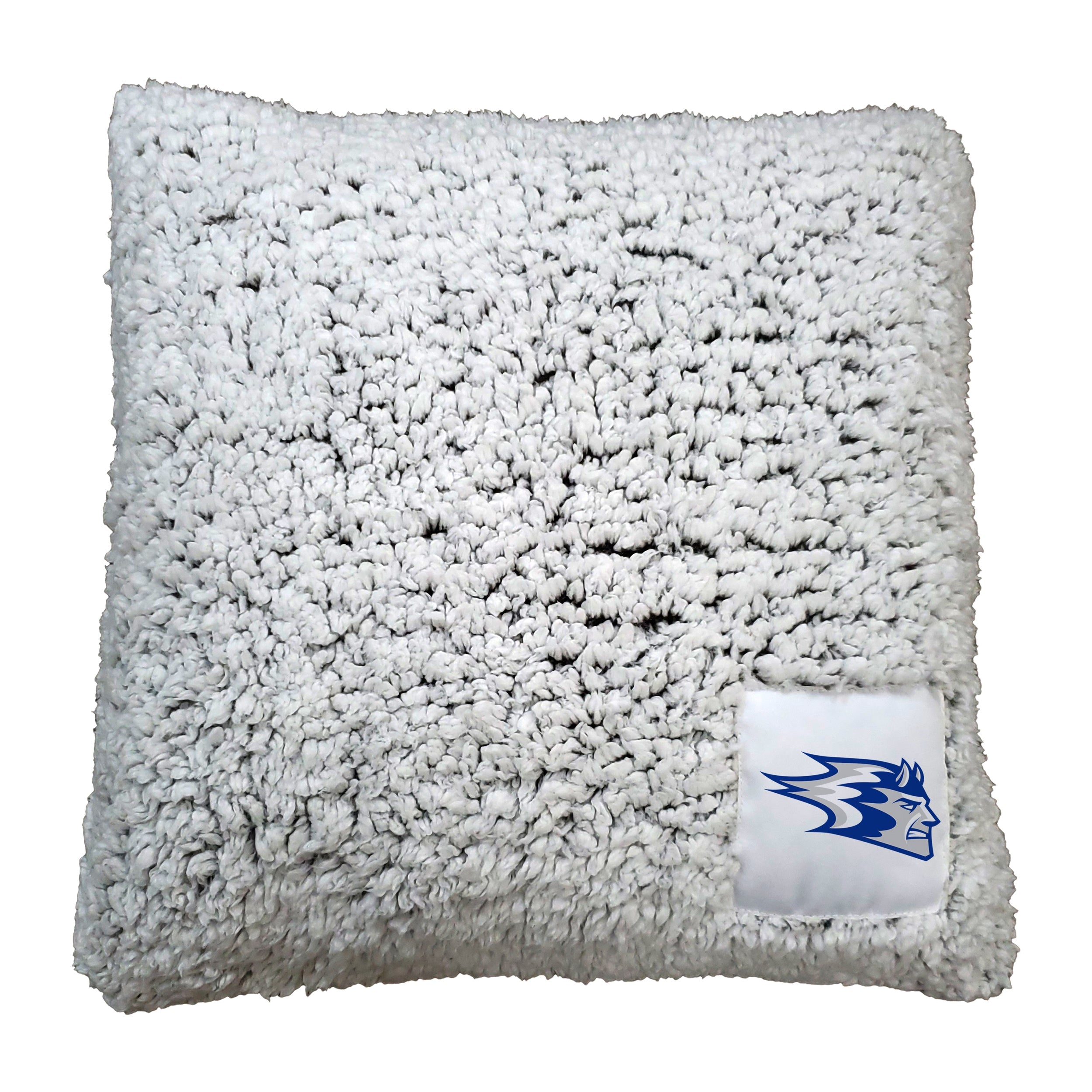 Wisconsin Stout Frosty Throw Pillow