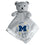 Michigan Wolverines Security Bear Gray - Sports Collectibles, Sports Memorabilia, Sports Fan Shop, Sports Gifts