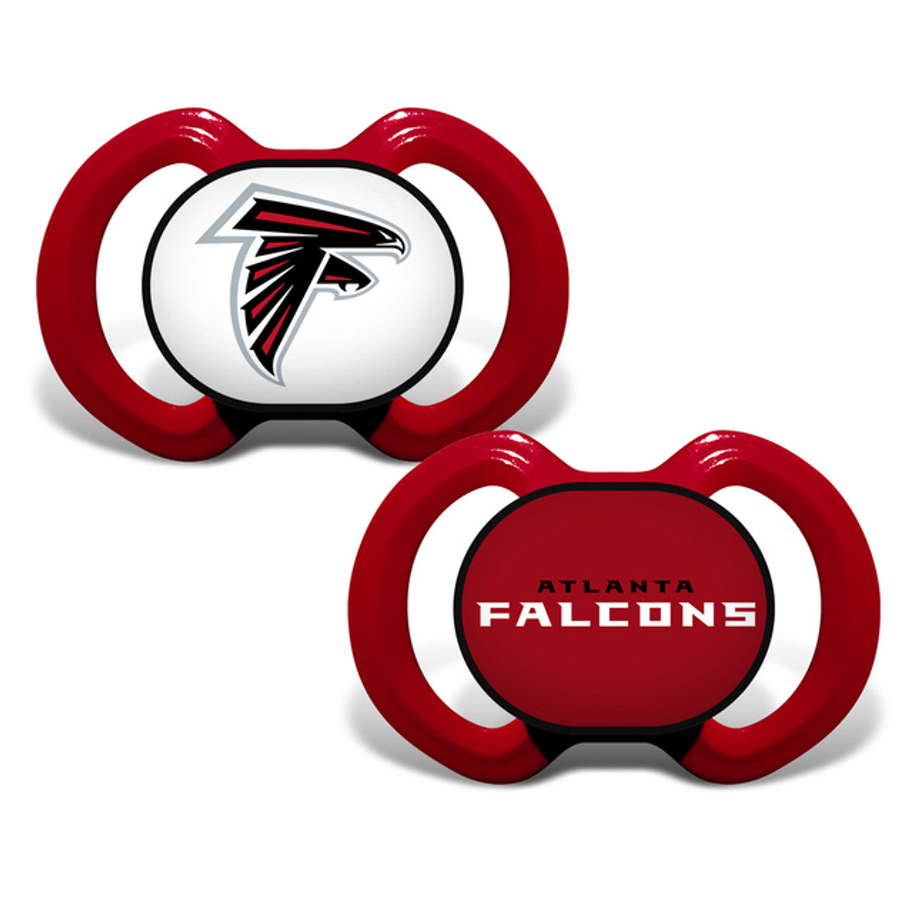 Atlanta Falcons Pacifier 2 Pack - Sports Collectibles, Sports Memorabilia, Sports Fan Shop, Sports Gifts