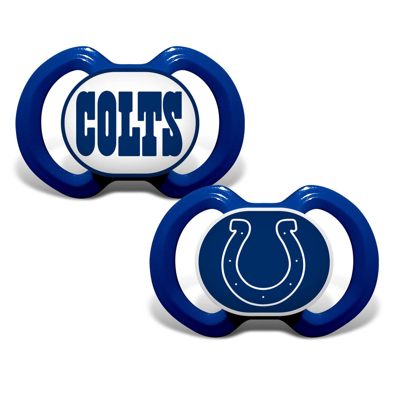 Indianapolis Colts Pacifier 2 Pack - Sports Collectibles, Sports Memorabilia, Sports Fan Shop, Sports Gifts