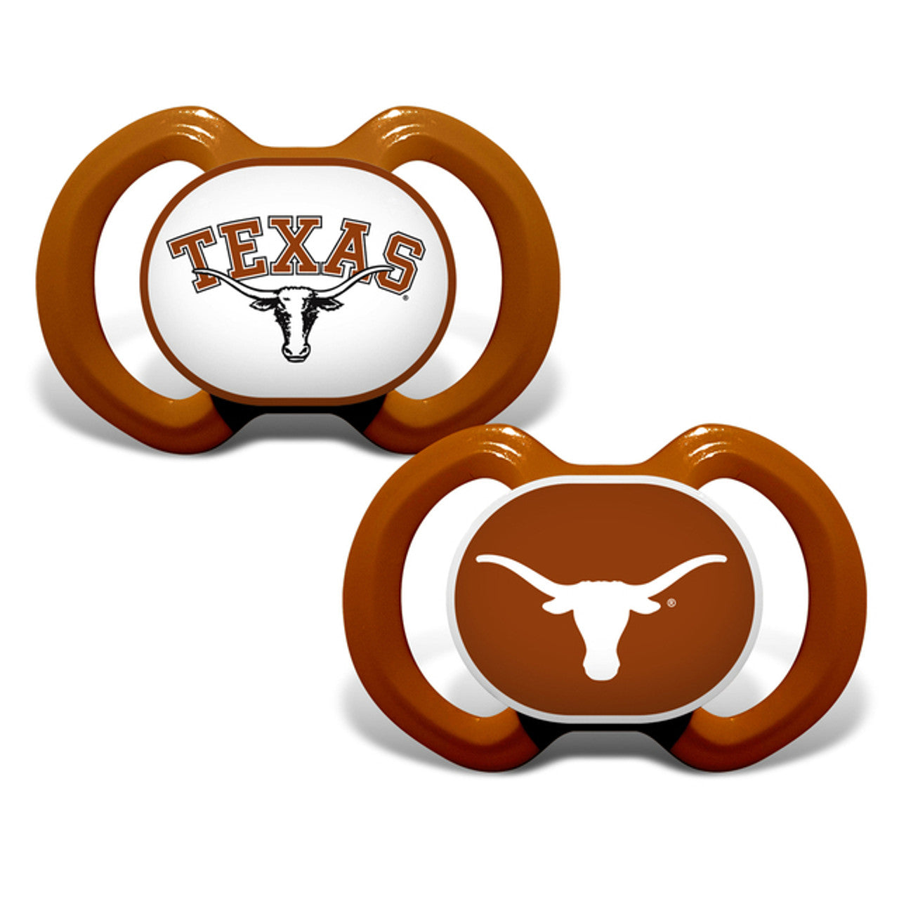 Texas Longhorns Pacifier 2 Pack - Sports Collectibles, Sports Memorabilia, Sports Fan Shop, Sports Gifts