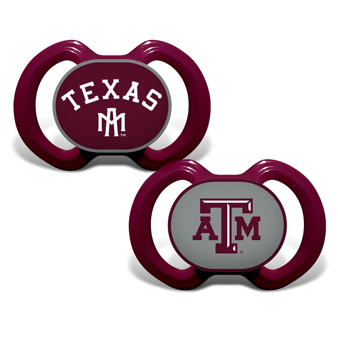 Texas A&M Aggies Pacifier 2 Pack - Sports Collectibles, Sports Memorabilia, Sports Fan Shop, Sports Gifts