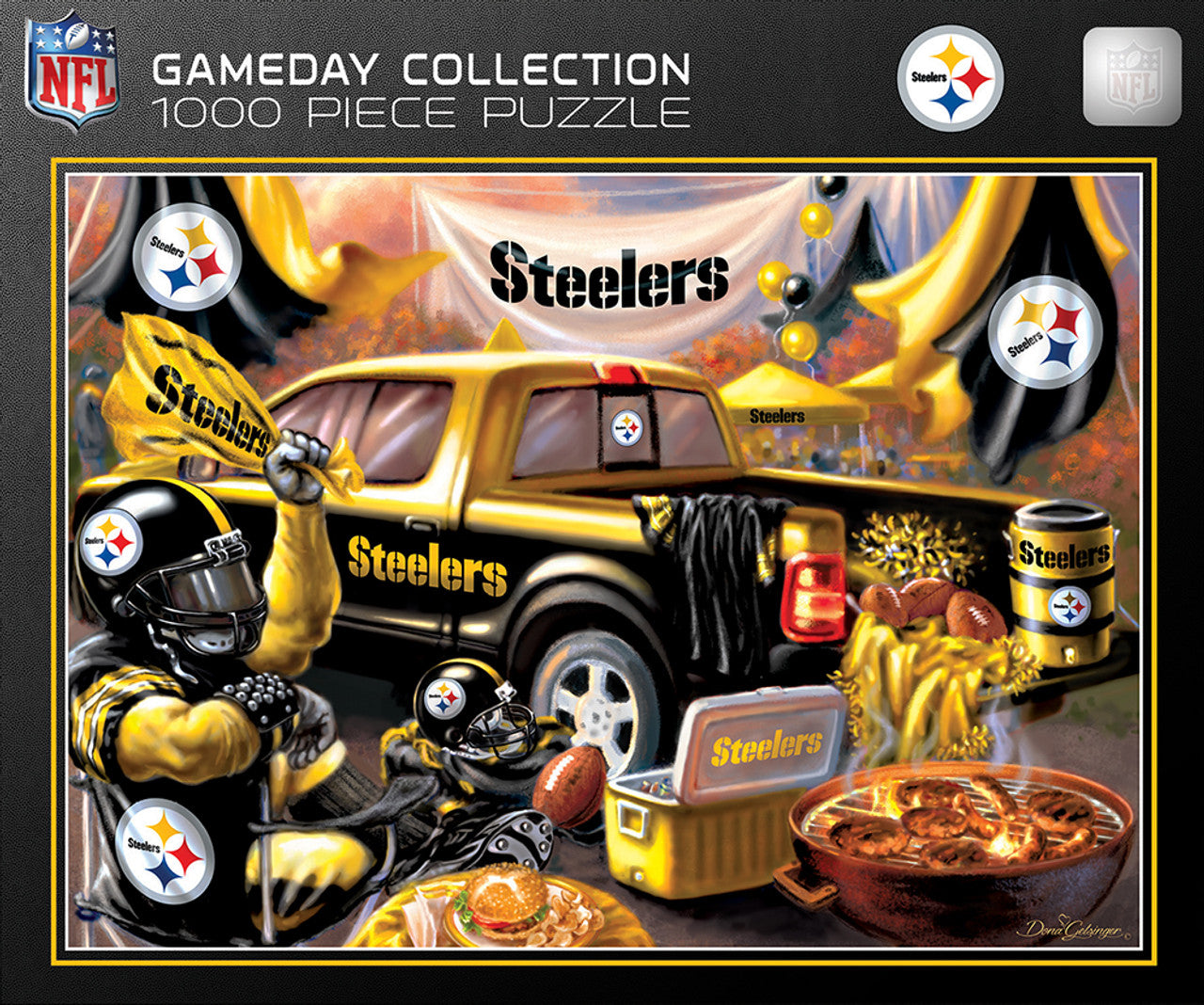 Pittsburgh Steelers Puzzle 1000 Piece Gameday Design - Sports Collectibles, Sports Memorabilia, Sports Fan Shop, Sports Gifts