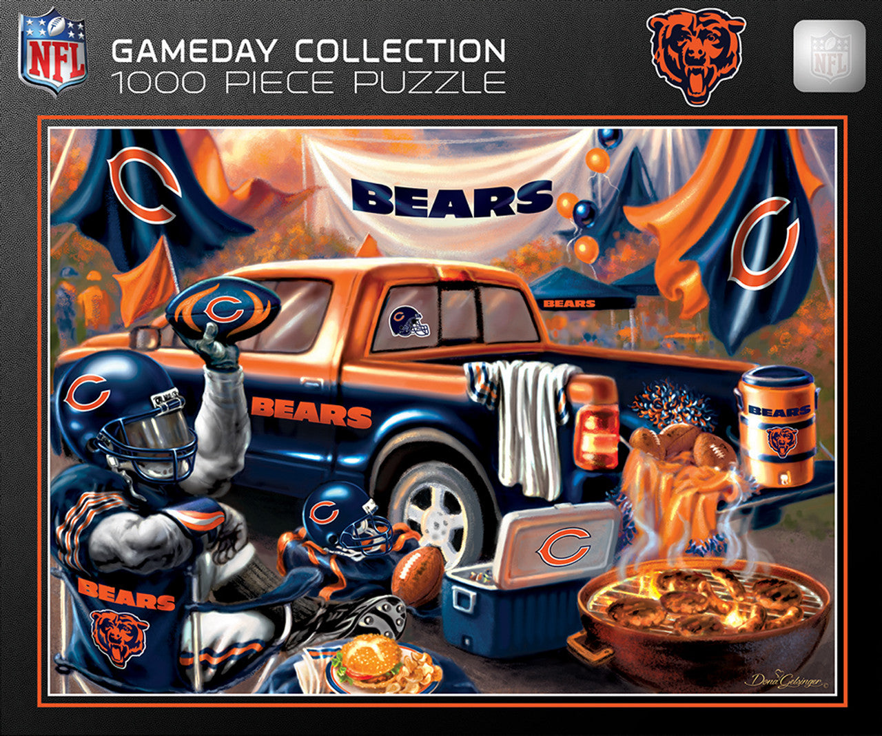 Chicago Bears Puzzle 1000 Piece Gameday Design - Sports Collectibles, Sports Memorabilia, Sports Fan Shop, Sports Gifts