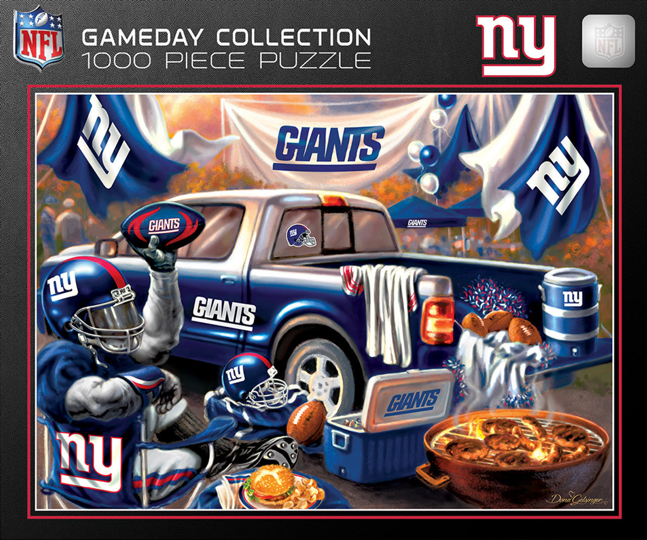 New York Giants Puzzle 1000 Piece Gameday Design - Sports Collectibles, Sports Memorabilia, Sports Fan Shop, Sports Gifts