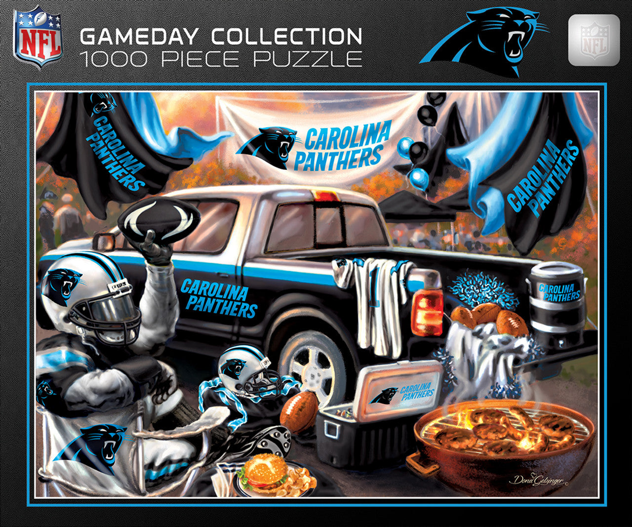 Carolina Panthers Puzzle 1000 Piece Gameday Design - Sports Collectibles, Sports Memorabilia, Sports Fan Shop, Sports Gifts
