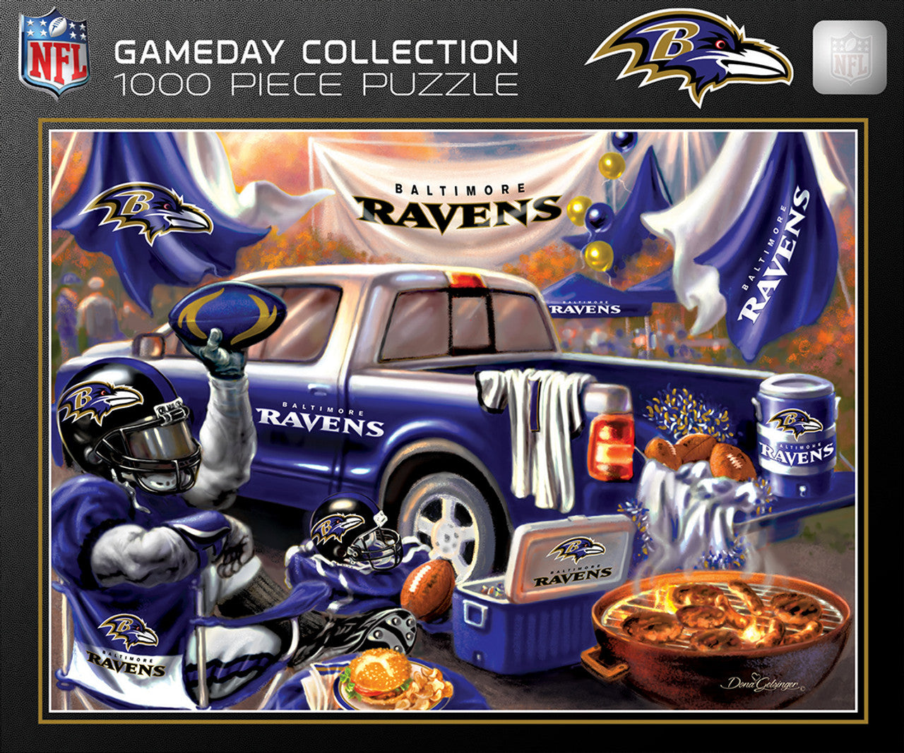 Baltimore Ravens Puzzle 1000 Piece Gameday Design - Sports Collectibles, Sports Memorabilia, Sports Fan Shop, Sports Gifts
