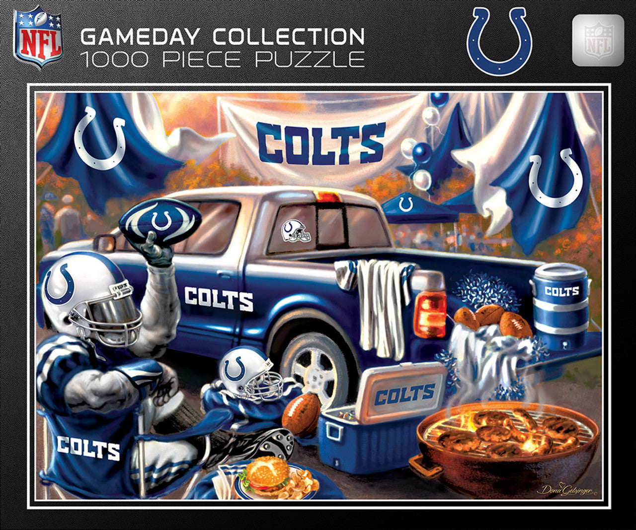 Indianapolis Colts Puzzle 1000 Piece Gameday Design - Sports Collectibles, Sports Memorabilia, Sports Fan Shop, Sports Gifts