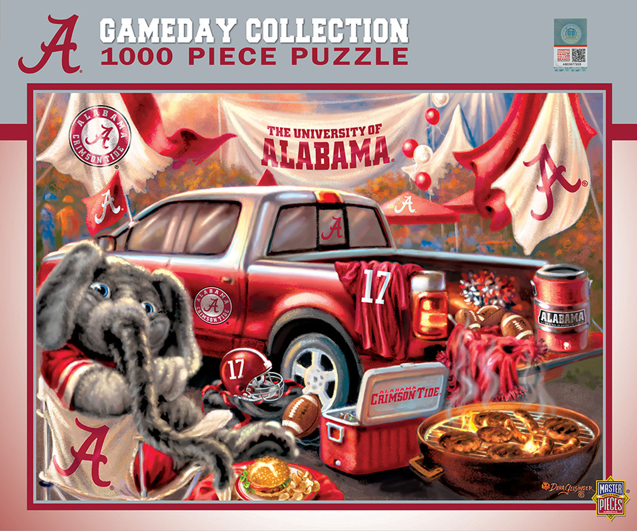 Alabama Crimson Tide Puzzle 1000 Piece Gameday Design - Sports Collectibles, Sports Memorabilia, Sports Fan Shop, Sports Gifts