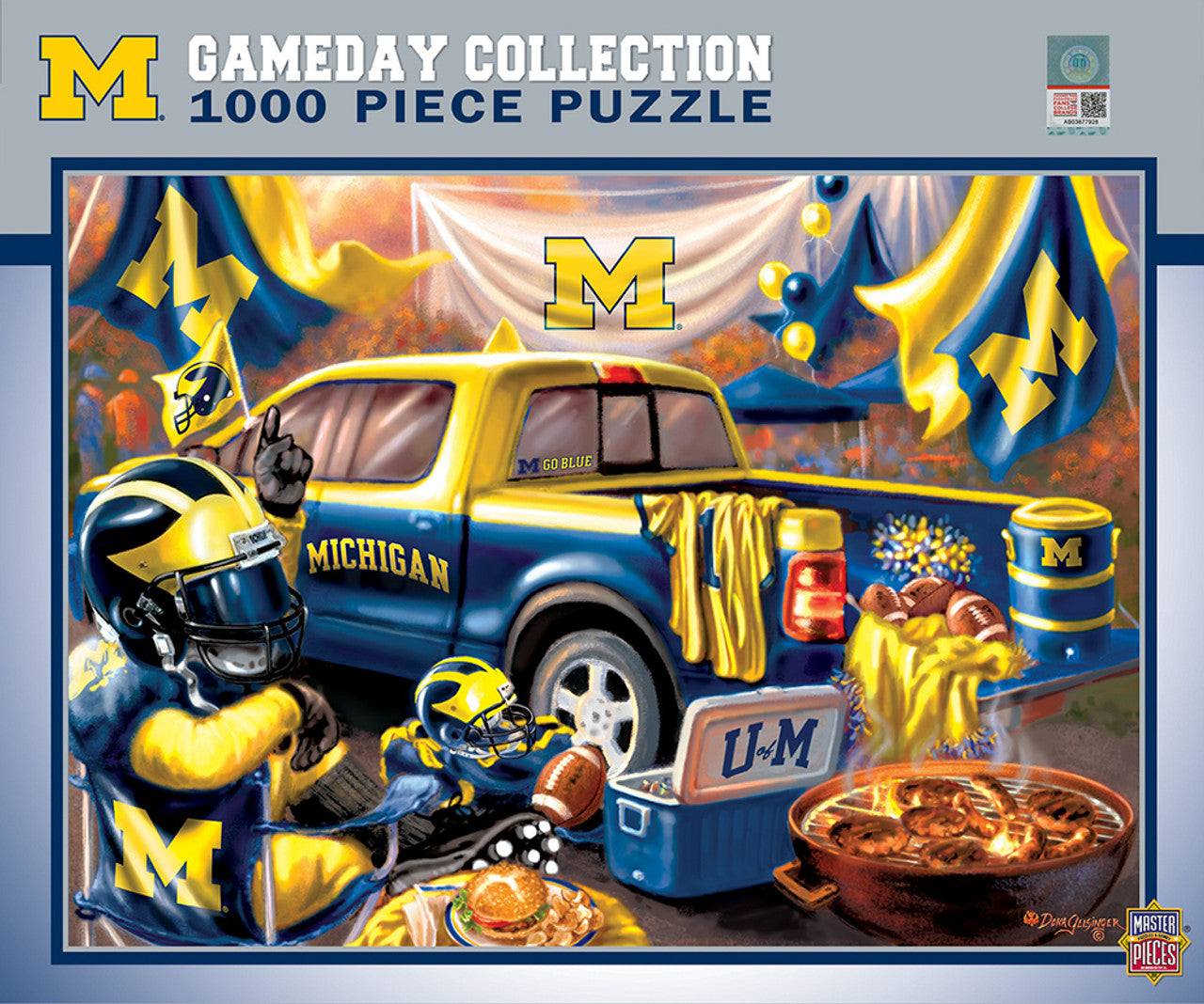 Michigan Wolverines Puzzle 1000 Piece Gameday Design - Sports Collectibles, Sports Memorabilia, Sports Fan Shop, Sports Gifts