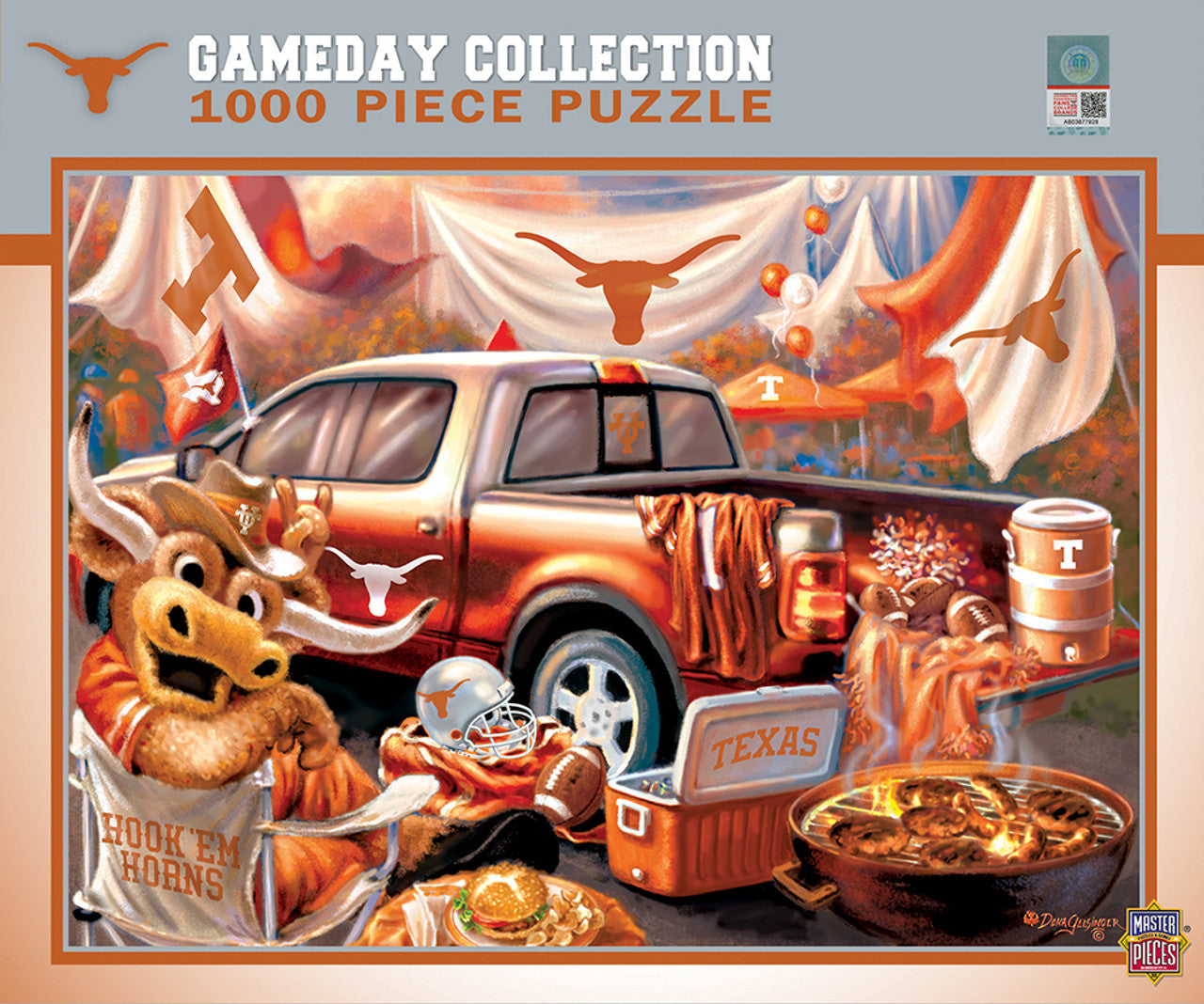 Texas Longhorns Puzzle 1000 Piece Gameday Design - Sports Collectibles, Sports Memorabilia, Sports Fan Shop, Sports Gifts