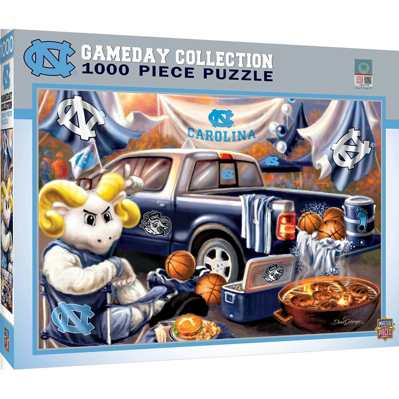 North Carolina Tar Heels Puzzle 1000 Piece Gameday Design - Sports Collectibles, Sports Memorabilia, Sports Fan Shop, Sports Gifts