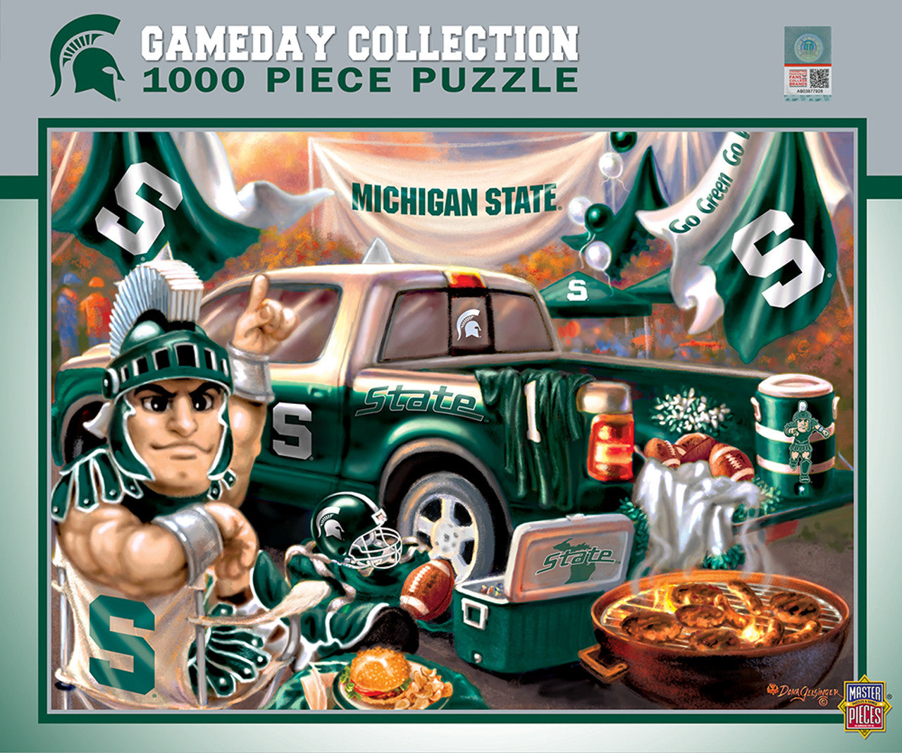 Michigan State Spartans Puzzle 1000 Piece Gameday Design - Sports Collectibles, Sports Memorabilia, Sports Fan Shop, Sports Gifts