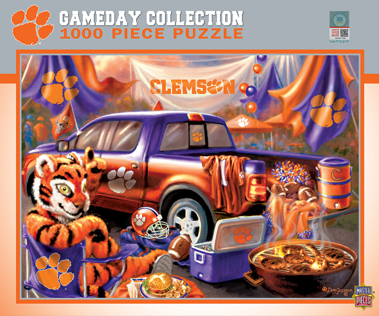 Clemson Tigers Puzzle 1000 Piece Gameday Design - Sports Collectibles, Sports Memorabilia, Sports Fan Shop, Sports Gifts