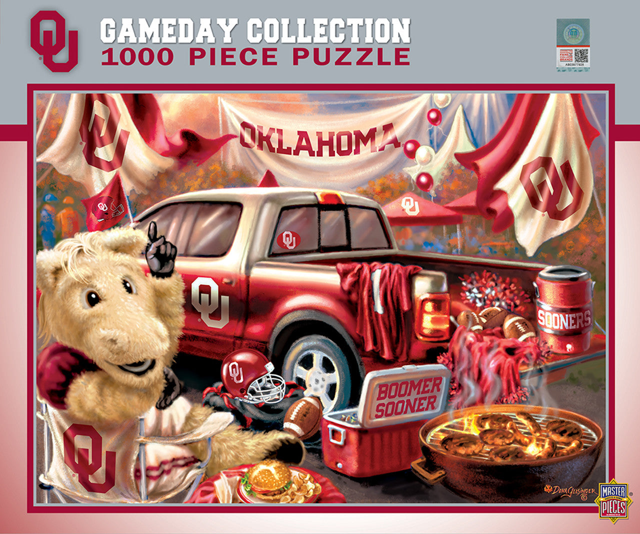 Oklahoma Sooners Puzzle 1000 Piece Gameday Design - Sports Collectibles, Sports Memorabilia, Sports Fan Shop, Sports Gifts