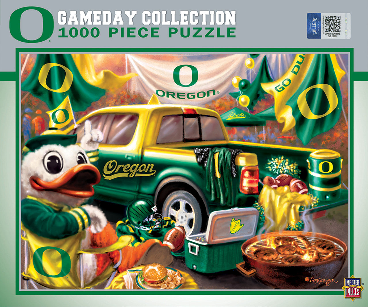 Oregon Ducks Puzzle 1000 Piece Gameday Design - Sports Collectibles, Sports Memorabilia, Sports Fan Shop, Sports Gifts