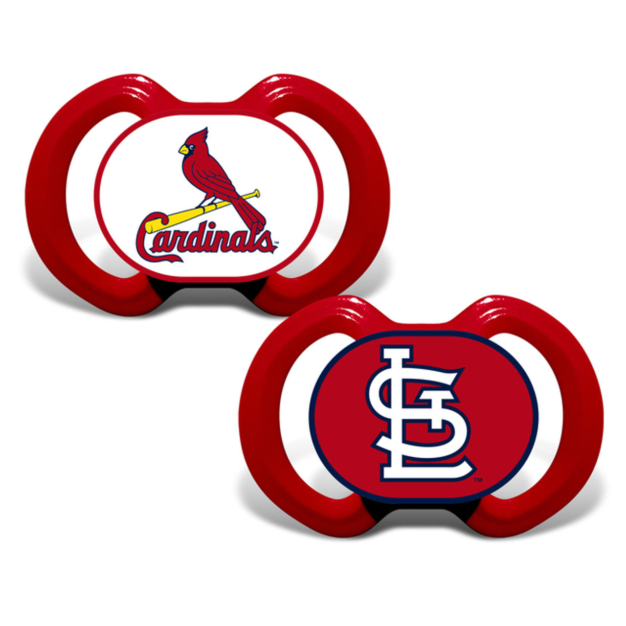 St. Louis Cardinals Pacifier 2 Pack - Sports Collectibles, Sports Memorabilia, Sports Fan Shop, Sports Gifts