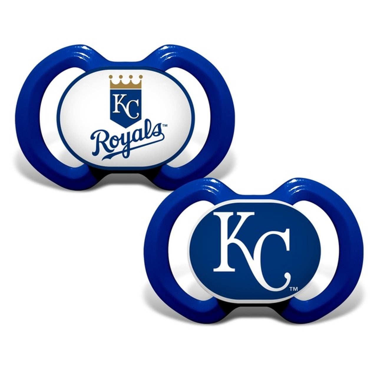 Kansas City Royals Pacifier 2 Pack - Sports Collectibles, Sports Memorabilia, Sports Fan Shop, Sports Gifts