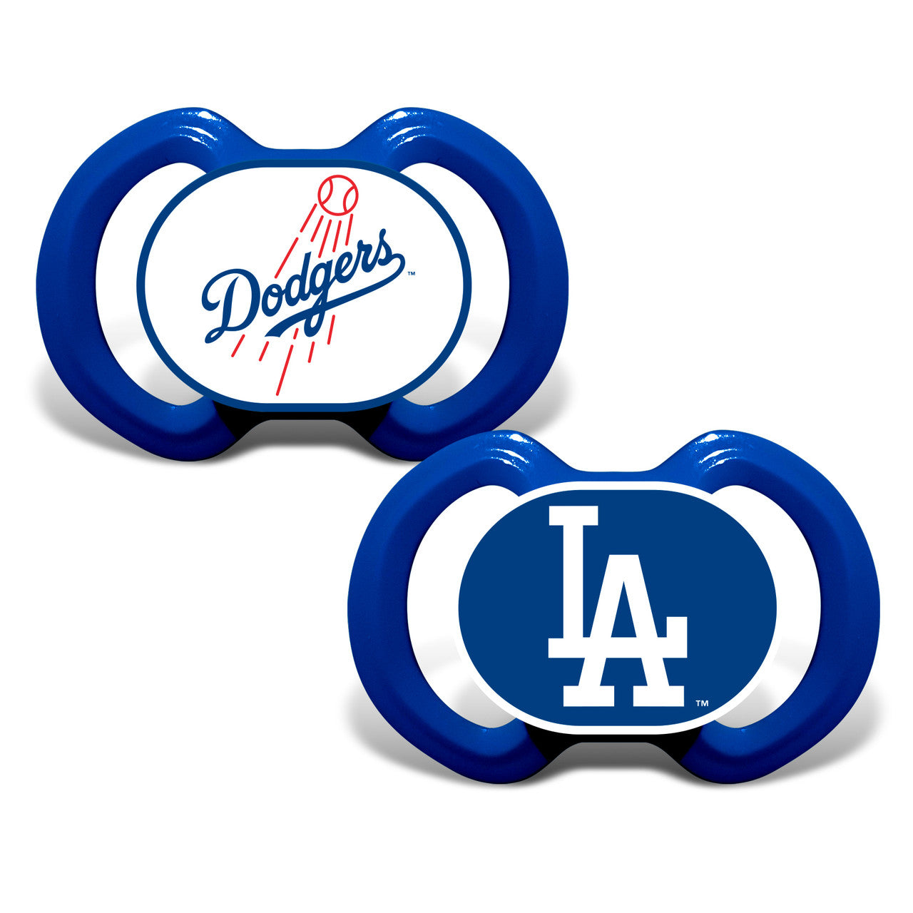 Los Angeles Dodgers Pacifier 2 Pack - Sports Collectibles, Sports Memorabilia, Sports Fan Shop, Sports Gifts