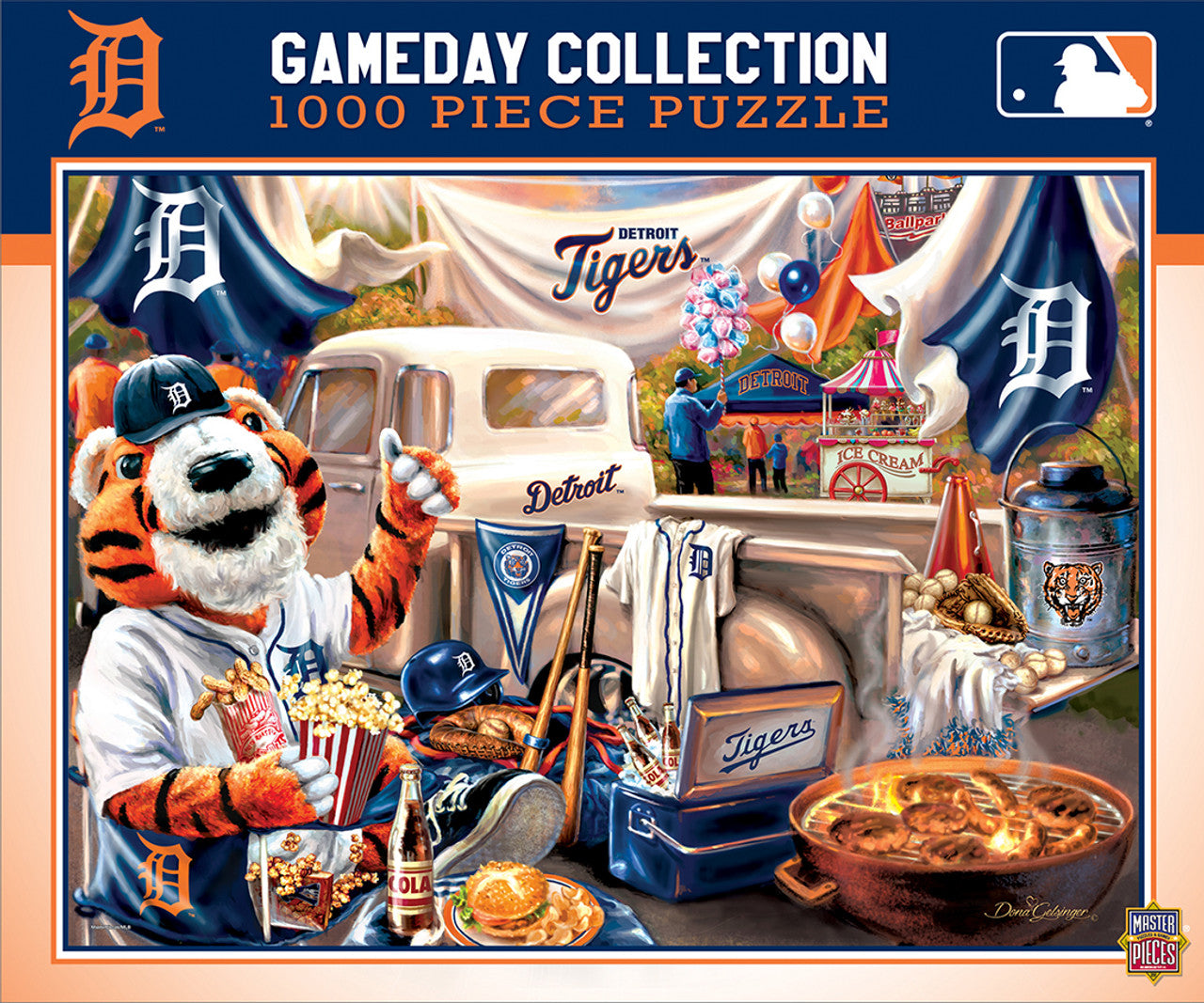 Detroit Tigers Puzzle 1000 Piece Gameday Design - Sports Collectibles, Sports Memorabilia, Sports Fan Shop, Sports Gifts