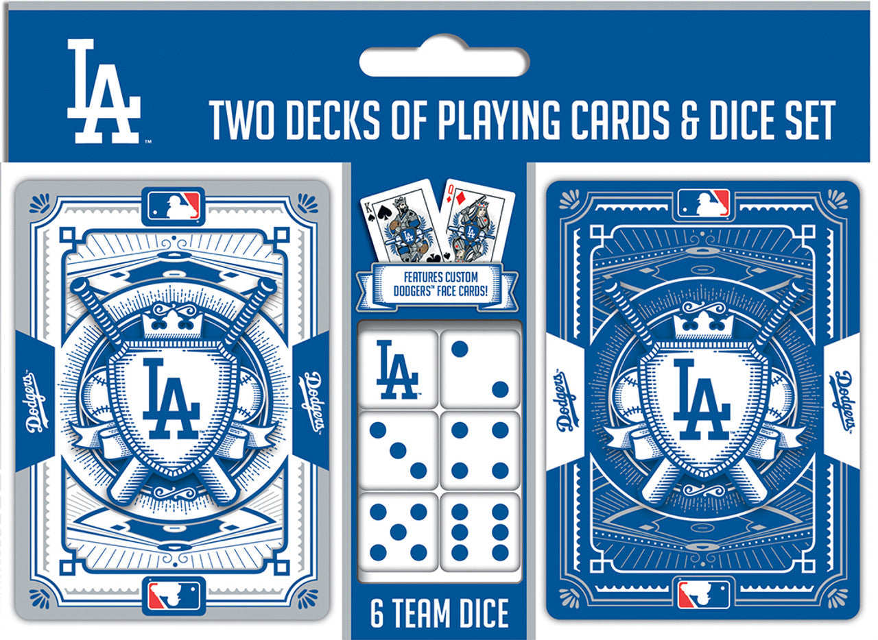 Los Angeles Dodgers Playing Cards and Dice Set - Sports Collectibles, Sports Memorabilia, Sports Fan Shop, Sports Gifts