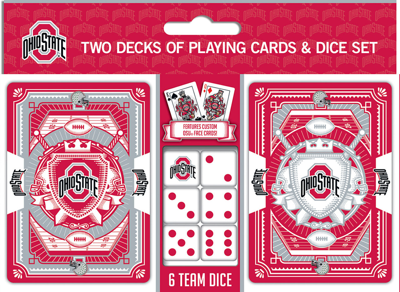 Ohio State Buckeyes Playing Cards and Dice Set - Sports Collectibles, Sports Memorabilia, Sports Fan Shop, Sports Gifts