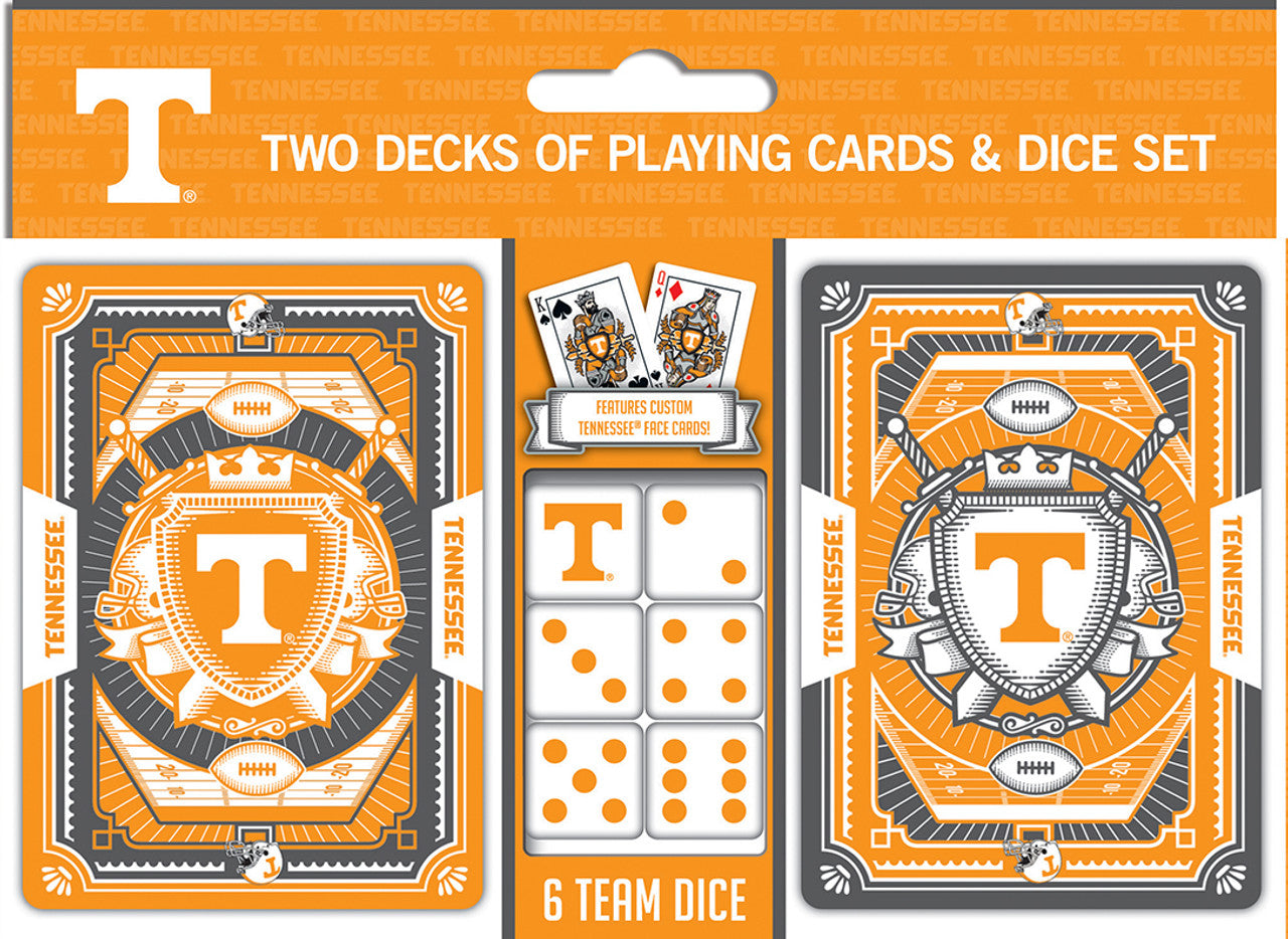 Tennessee Volunteers Playing Cards and Dice Set - Sports Collectibles, Sports Memorabilia, Sports Fan Shop, Sports Gifts
