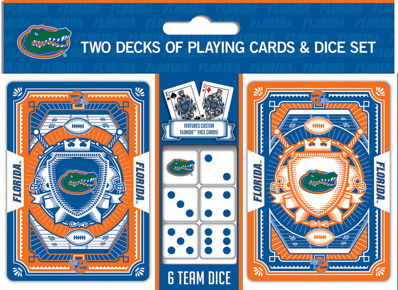 Florida Gators Playing Cards and Dice Set - Sports Collectibles, Sports Memorabilia, Sports Fan Shop, Sports Gifts