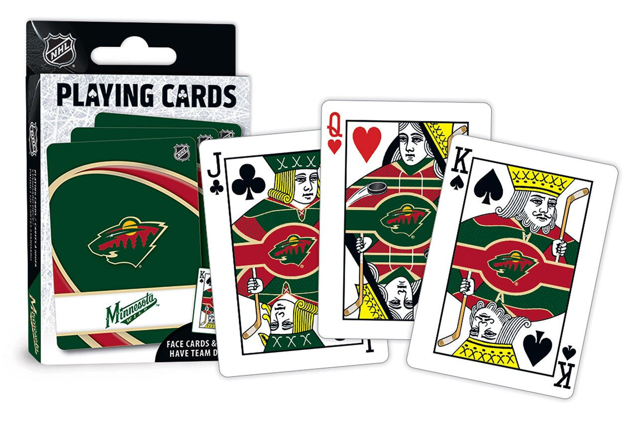 Minnesota Wild Playing Cards Logo - Sports Collectibles, Sports Memorabilia, Sports Fan Shop, Sports Gifts