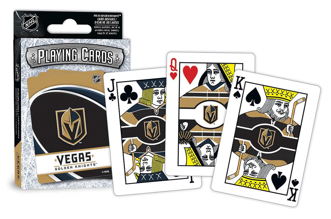 Vegas Golden Knights Playing Cards Logo - Sports Collectibles, Sports Memorabilia, Sports Fan Shop, Sports Gifts