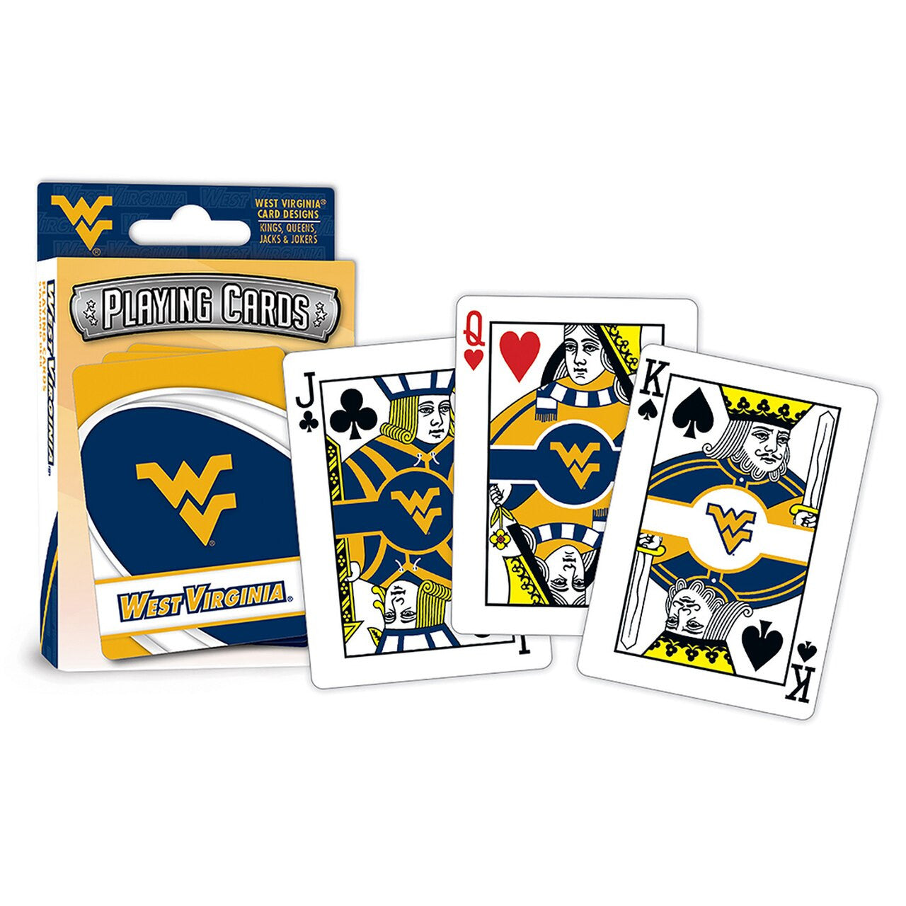 West Virginia Mountaineers Playing Cards Logo - Sports Collectibles, Sports Memorabilia, Sports Fan Shop, Sports Gifts