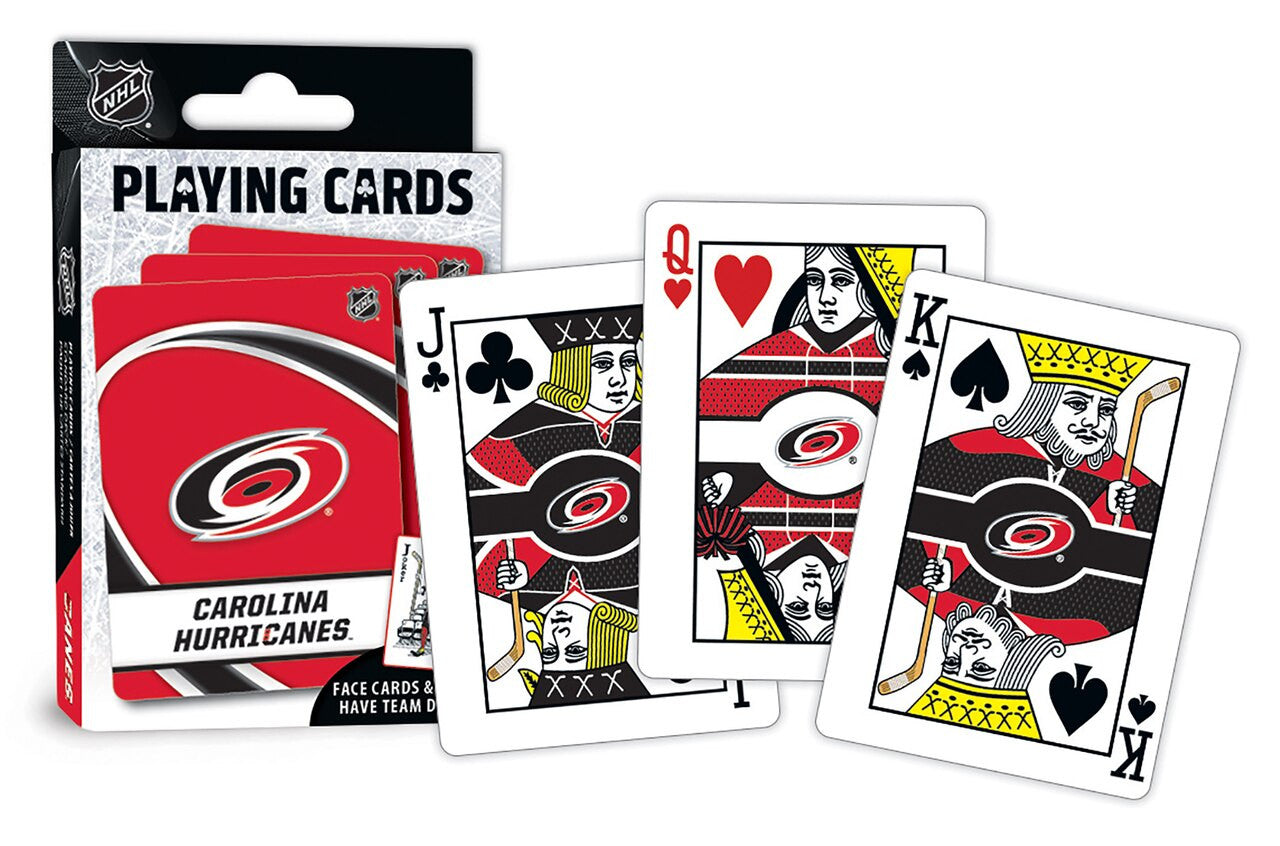Carolina Hurricanes Playing Cards Logo - Sports Collectibles, Sports Memorabilia, Sports Fan Shop, Sports Gifts