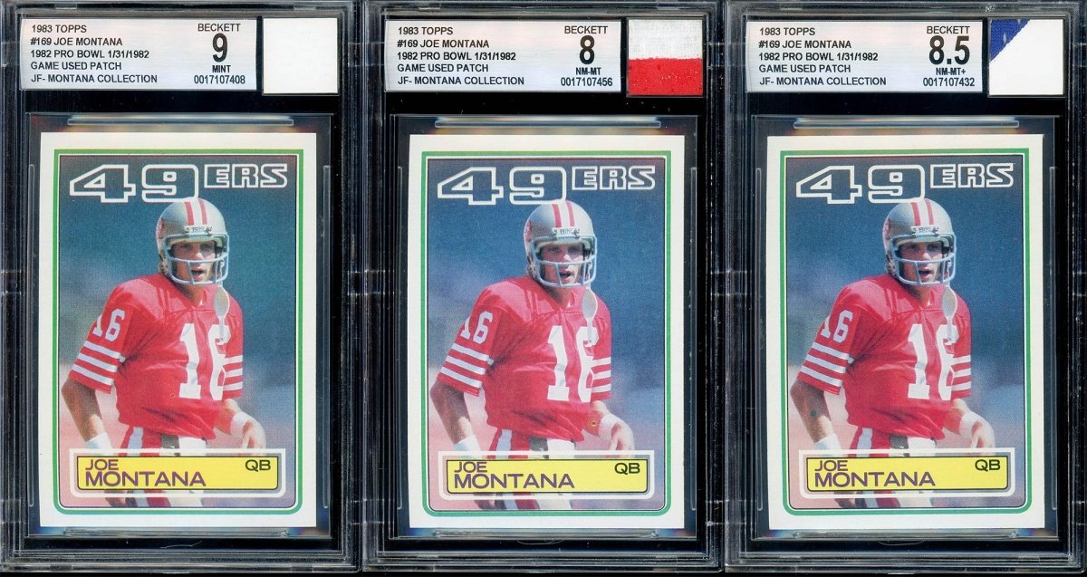 “Montana Collection" – BGS/BAS Graded Cards & Autographs of Joe Montana – (1) Card Per Box - Sports Gifts, Sports Memorabilia, Sports Collectibles, Fan Shop