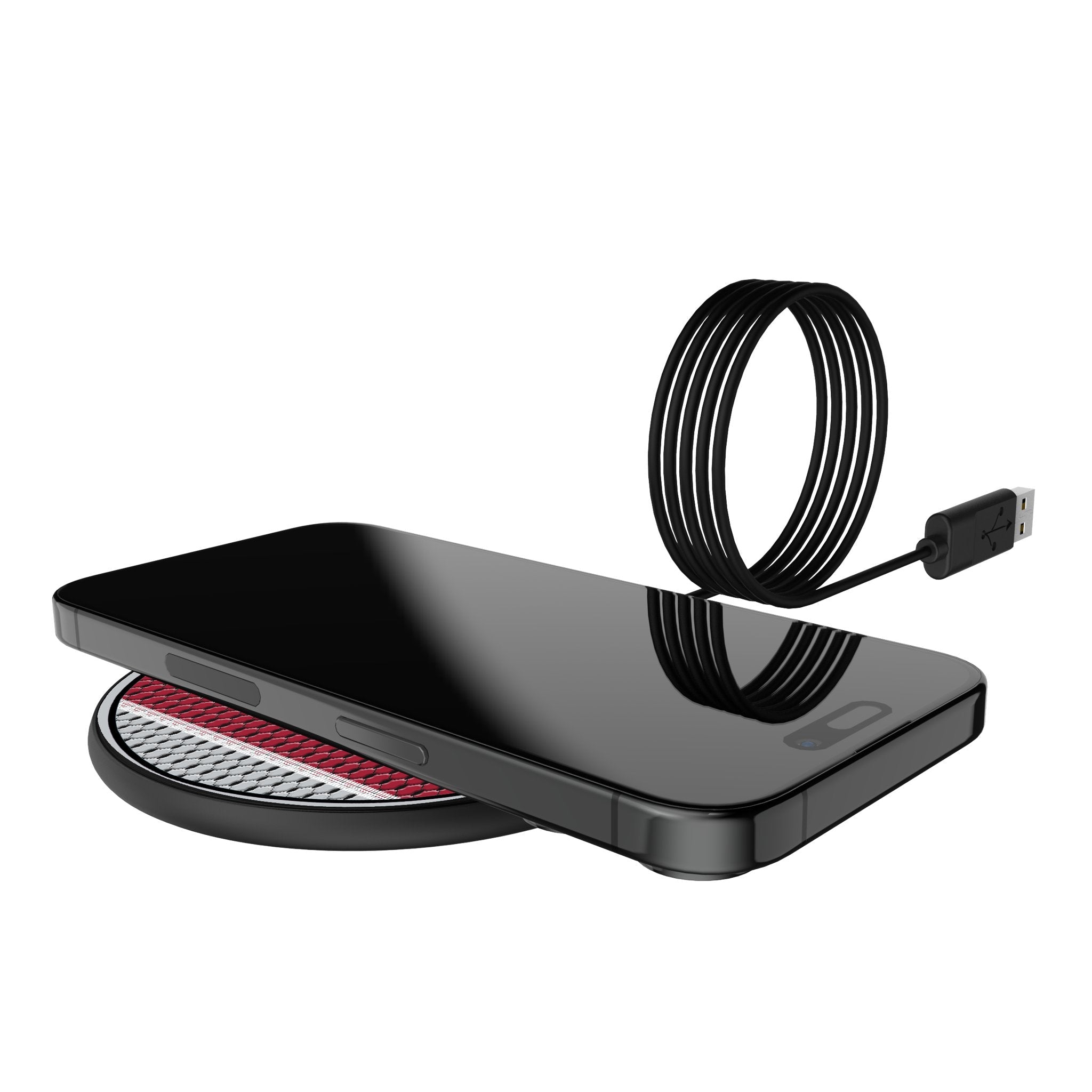 University of Alabama Crimson Tide Mesh 15-Watt Wireless Charger - Sports Gifts, Sports Memorabilia, Sports Collectibles, Fan Shop