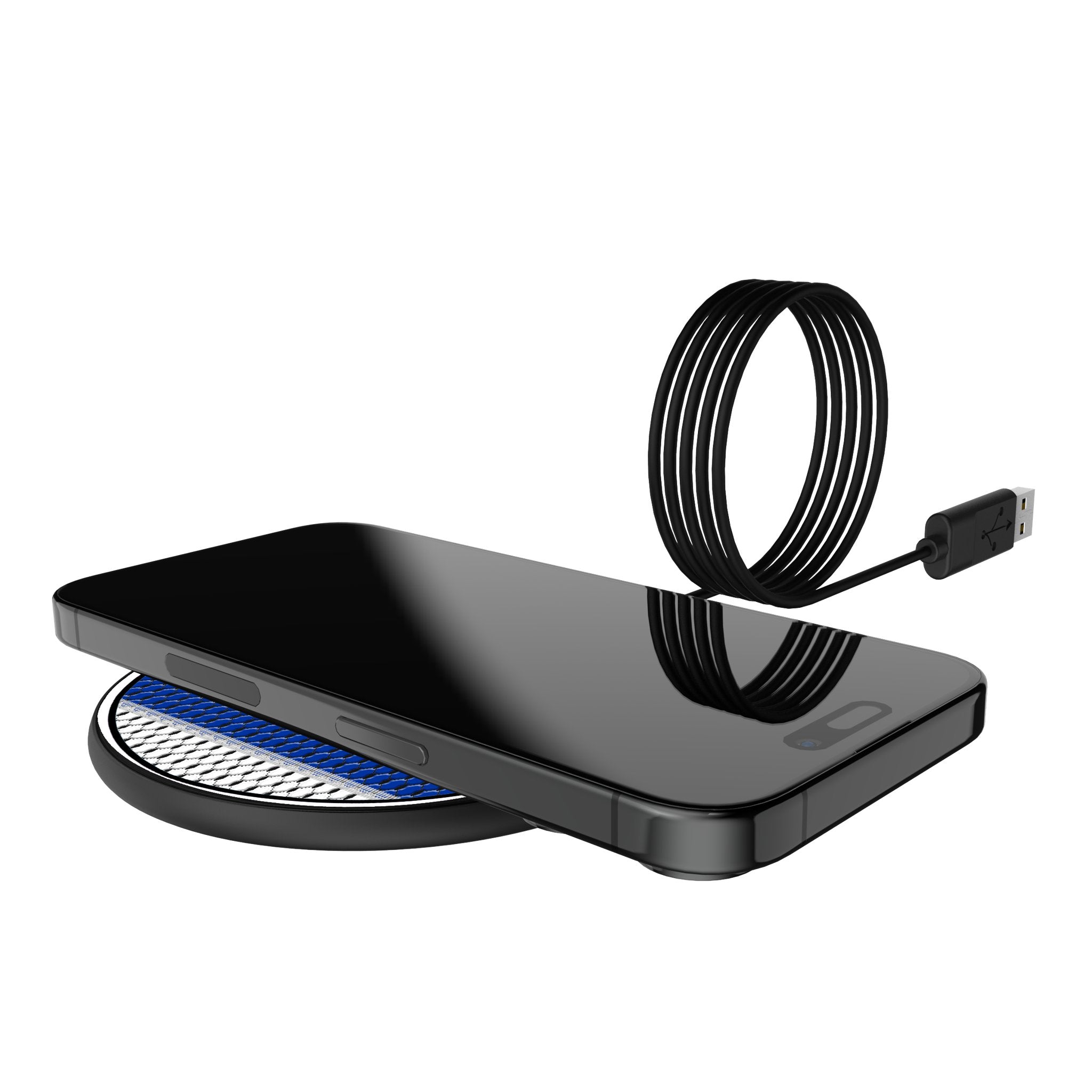University of Kentucky Wildcats Mesh 15-Watt Wireless Charger - Sports Gifts, Sports Memorabilia, Sports Collectibles, Fan Shop