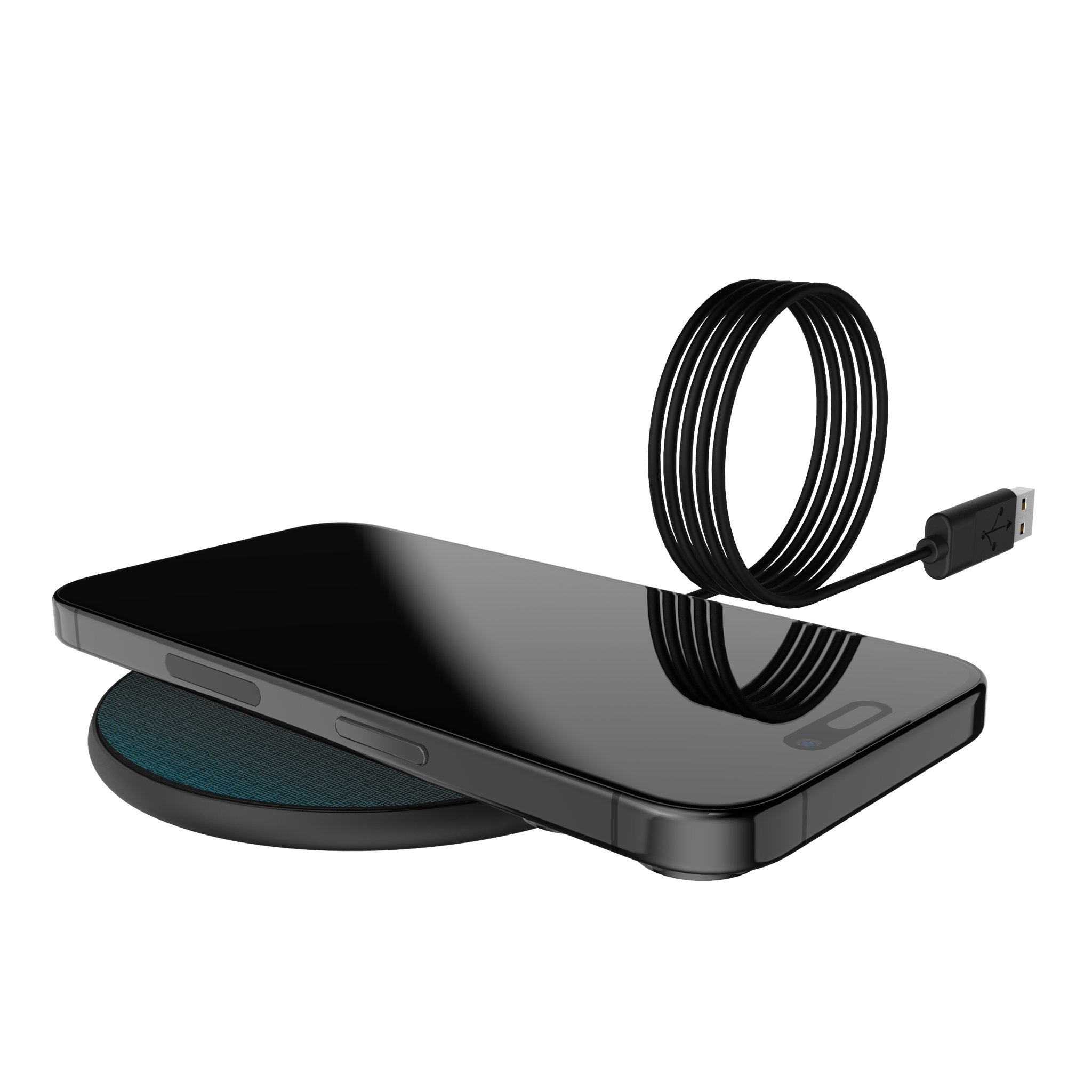 Jacksonville Jaguars Linen 15-Watt Wireless Charger - Sports Gifts, Sports Memorabilia, Sports Collectibles, Fan Shop
