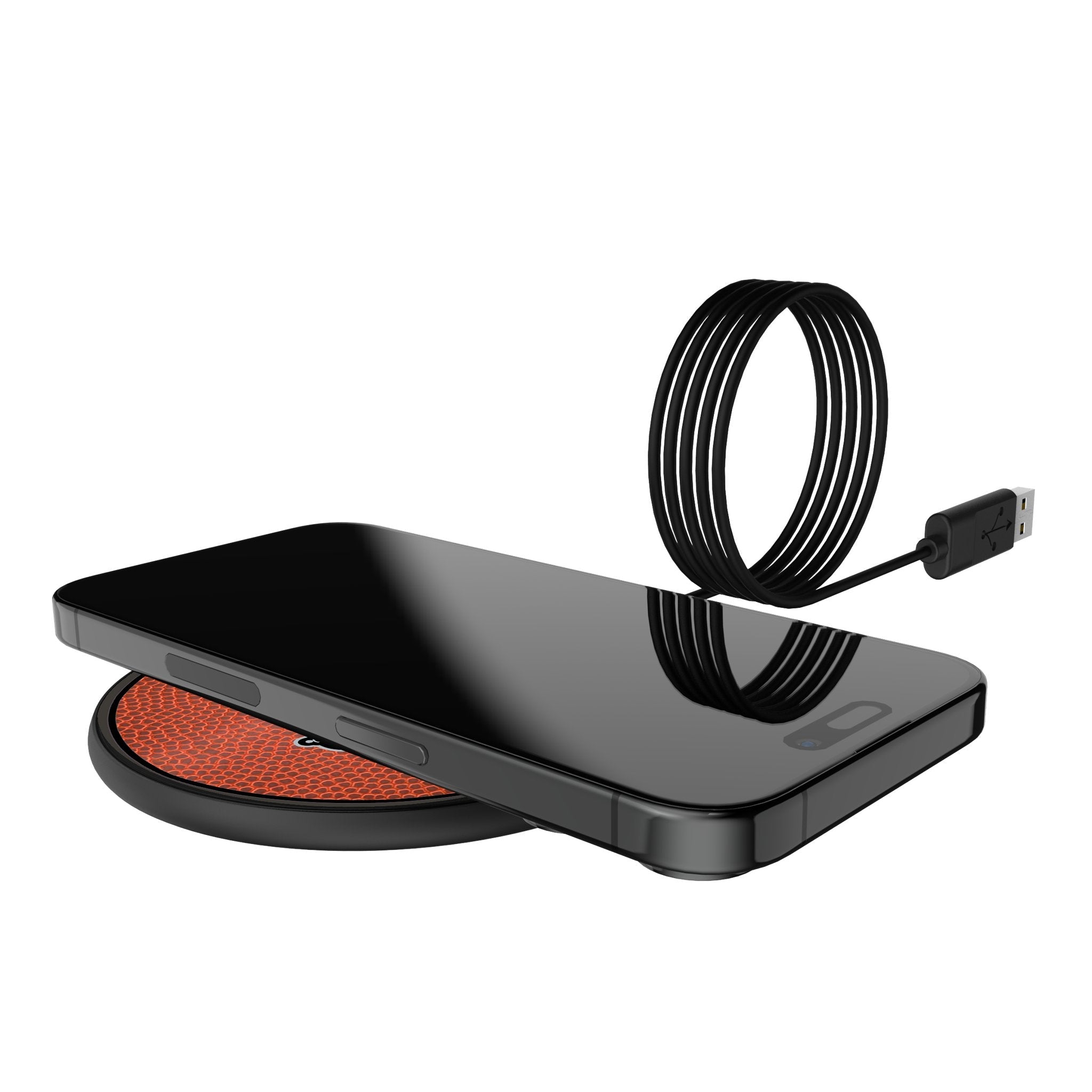 Tampa Bay Buccaneers Football 15-Watt Wireless Charger - Sports Gifts, Sports Memorabilia, Sports Collectibles, Fan Shop