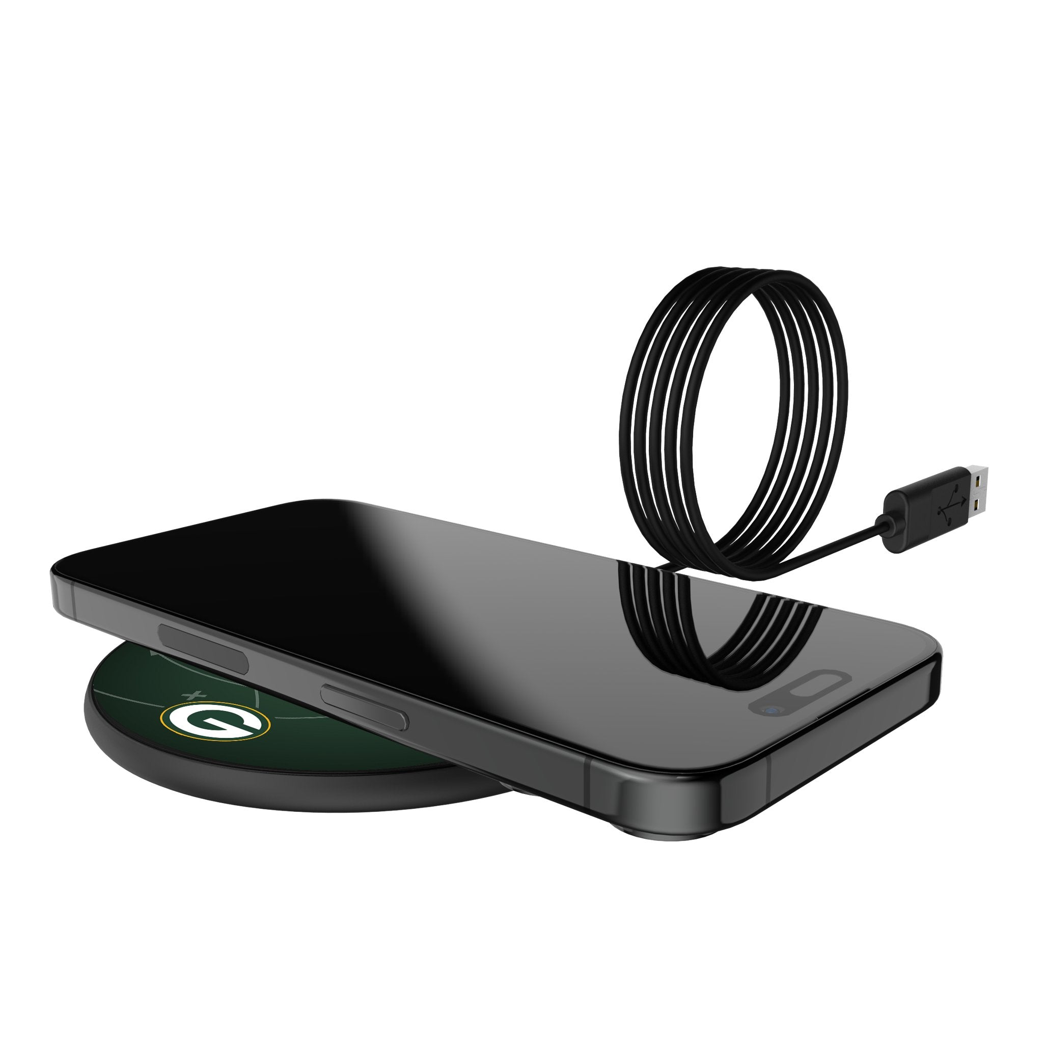 Matthew Golden Green Bay Packers 22 Game Tactic 15-Watt Wireless Charger - Sports Gifts, Sports Memorabilia, Sports Collectibles, Fan Shop
