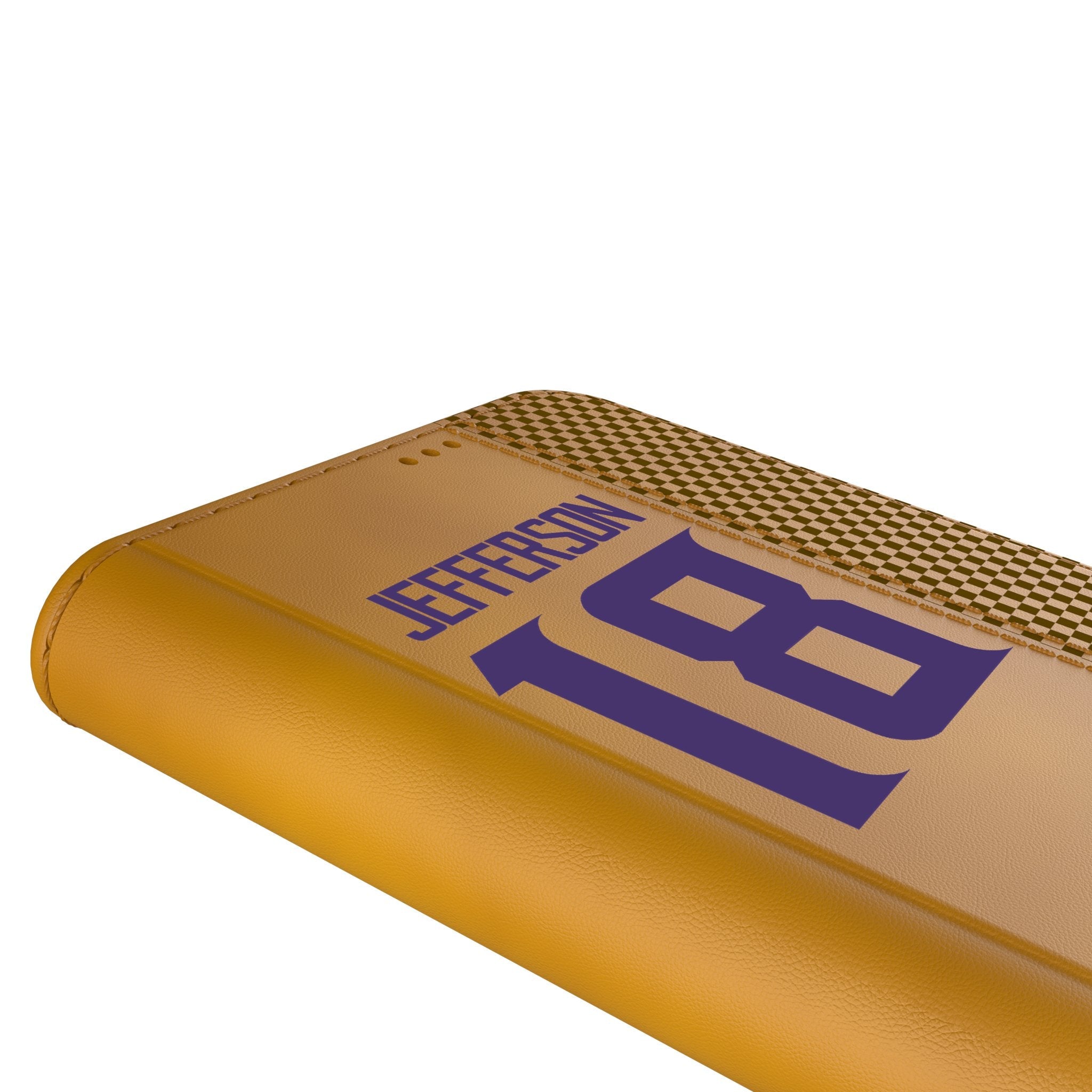 Justin Jefferson Minnesota Vikings 18 Game Tactic Folio Phone Case for Apple iPhone - Sports Gifts, Sports Memorabilia, Sports Collectibles, Fan Shop