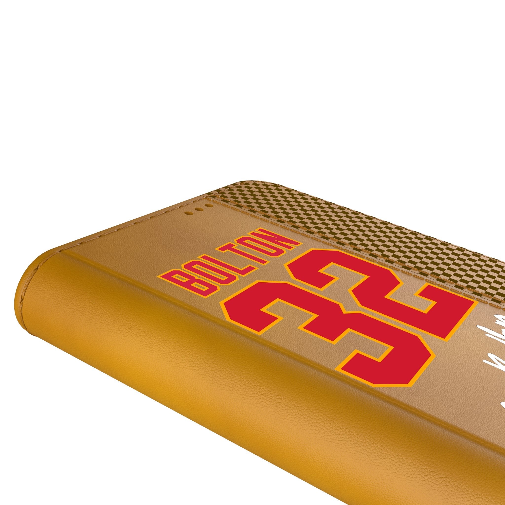 Nick Bolton Kansas City Chiefs 32 Game Tactic Folio Phone Case for Apple iPhone - Sports Gifts, Sports Memorabilia, Sports Collectibles, Fan Shop
