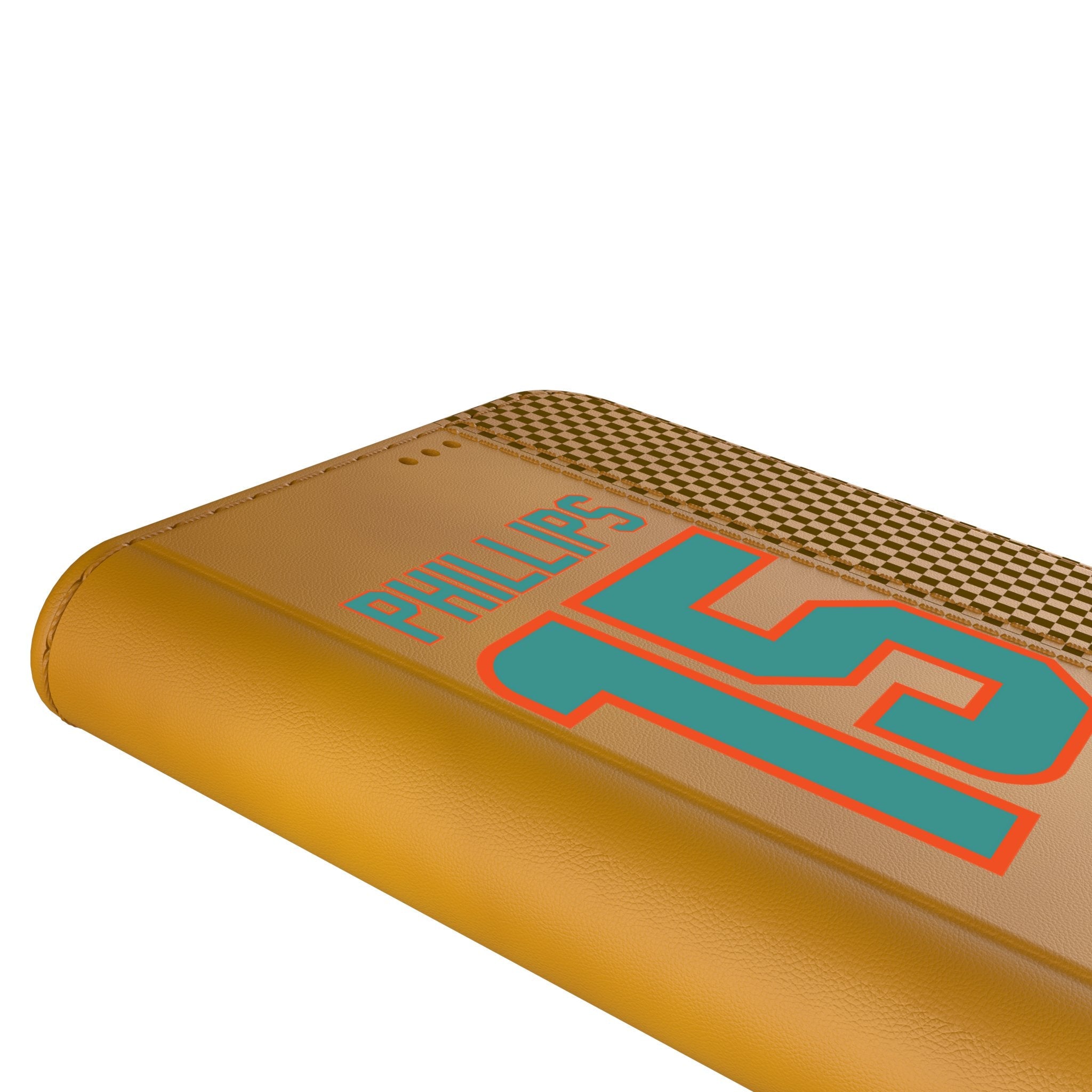 Jaelan Phillips Miami Dolphins 15 Game Tactic Folio Phone Case for Apple iPhone - Sports Gifts, Sports Memorabilia, Sports Collectibles, Fan Shop
