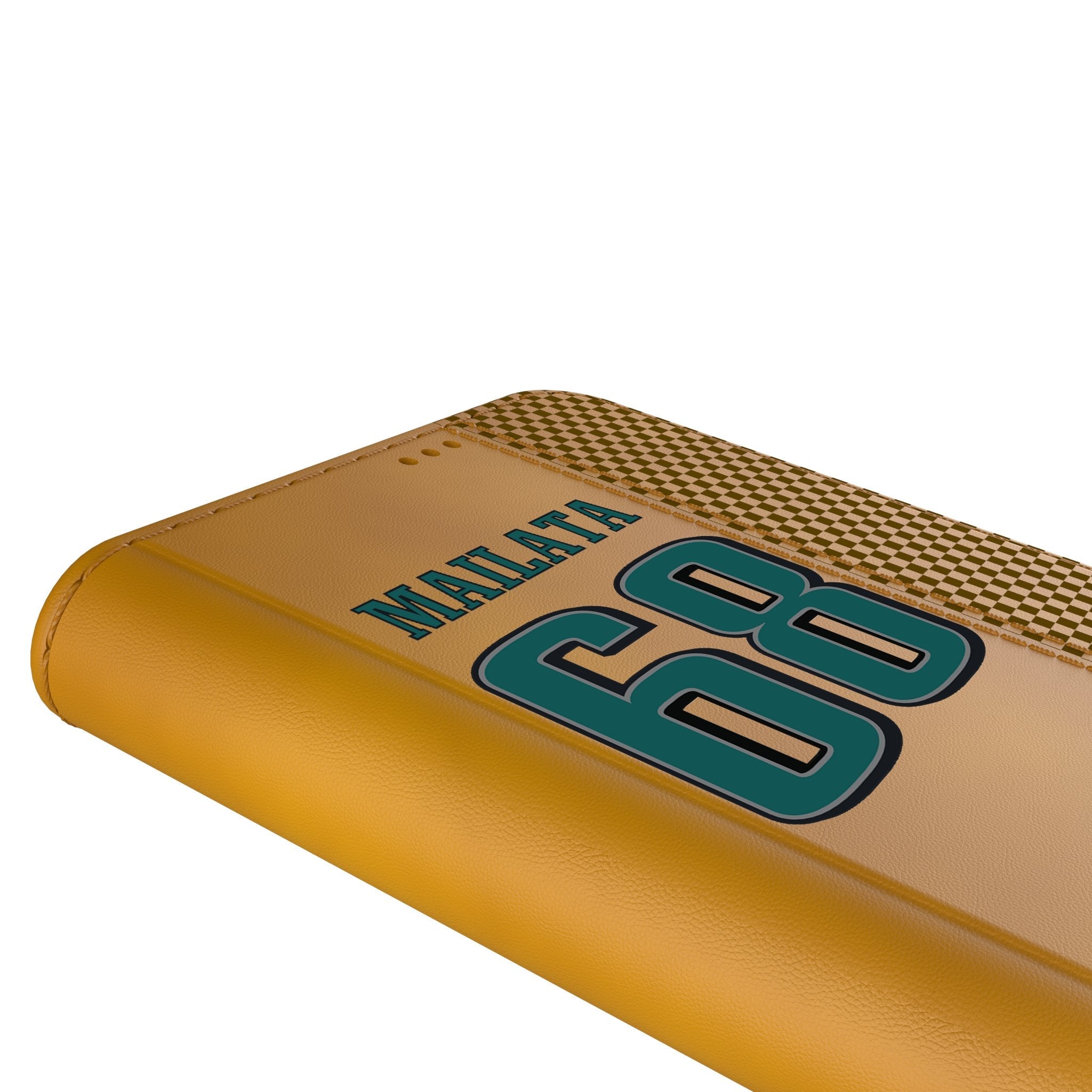 Jordan Mailata Philadelphia Eagles 68 Game Tactic Folio Phone Case for Apple iPhone - Sports Gifts, Sports Memorabilia, Sports Collectibles, Fan Shop